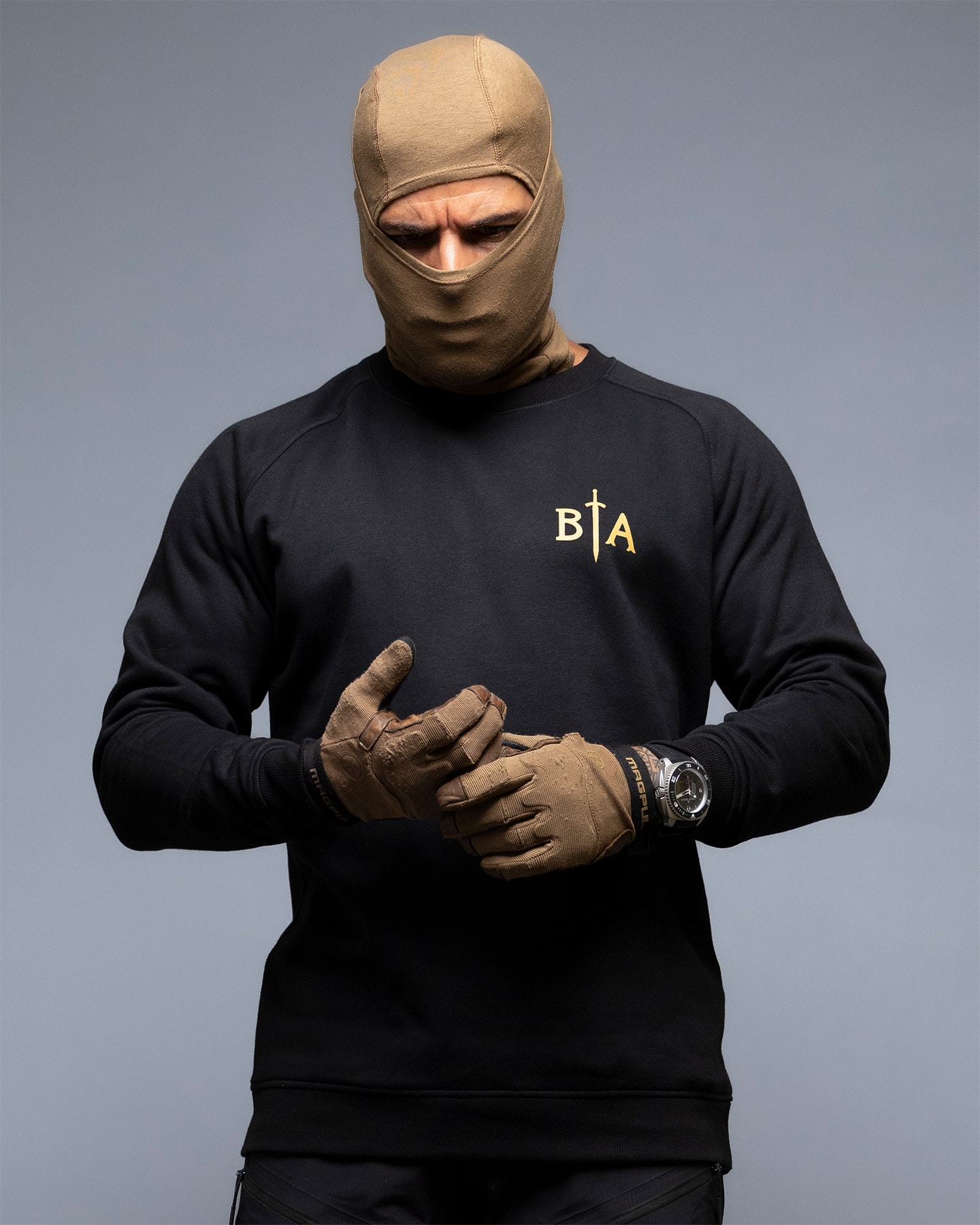 Bluza Brothers in Arms No Fear Crewneck - Black