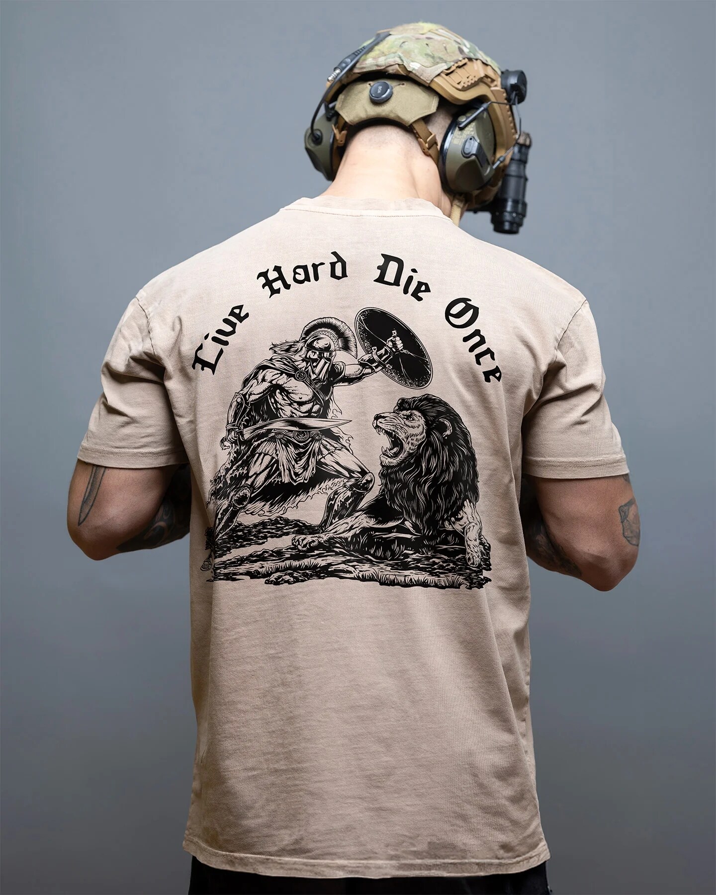 Футболка Brothers In Arms Die Once Oversized - Coyote
