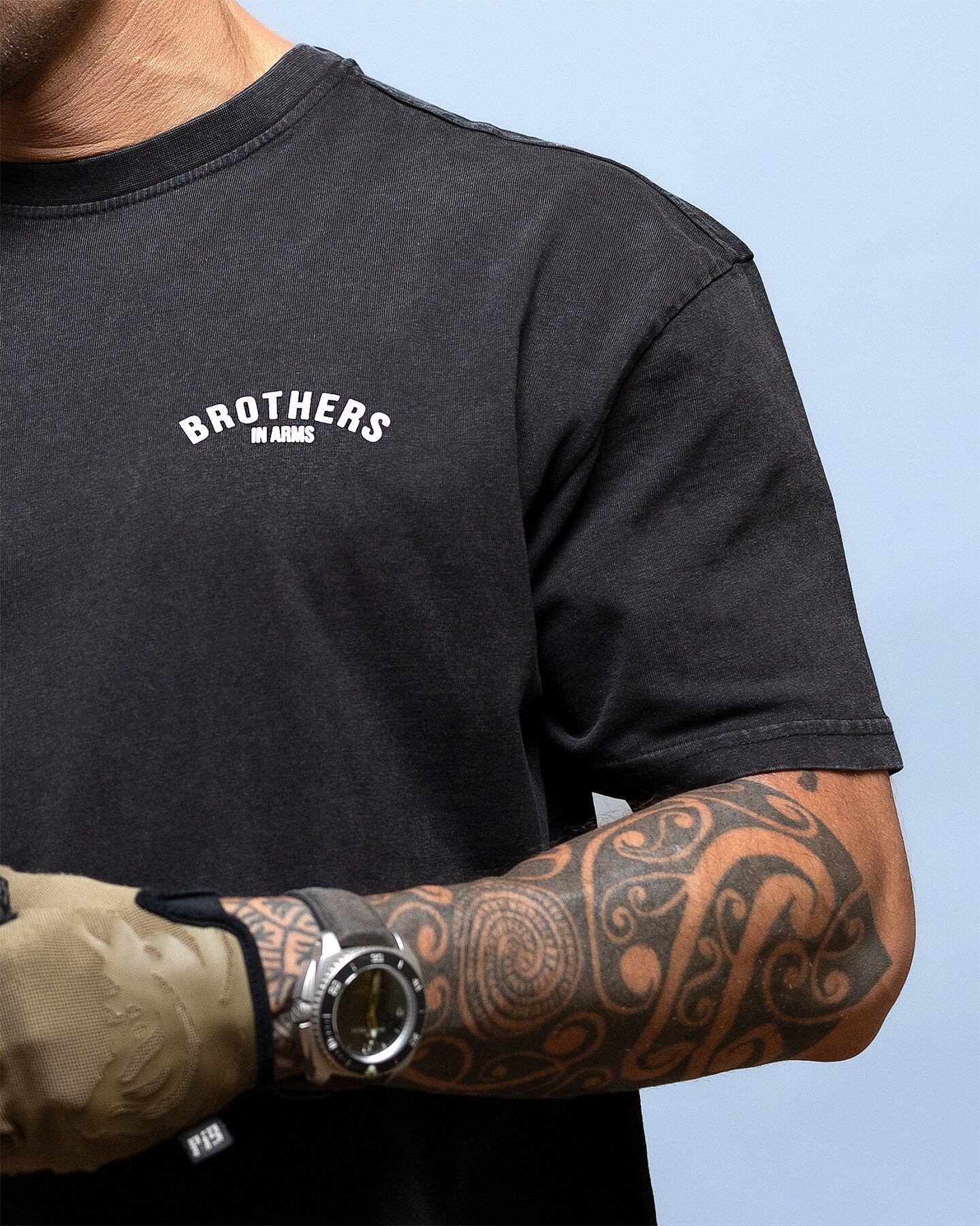 Футболка Brothers In Arms Team Oversized - Black