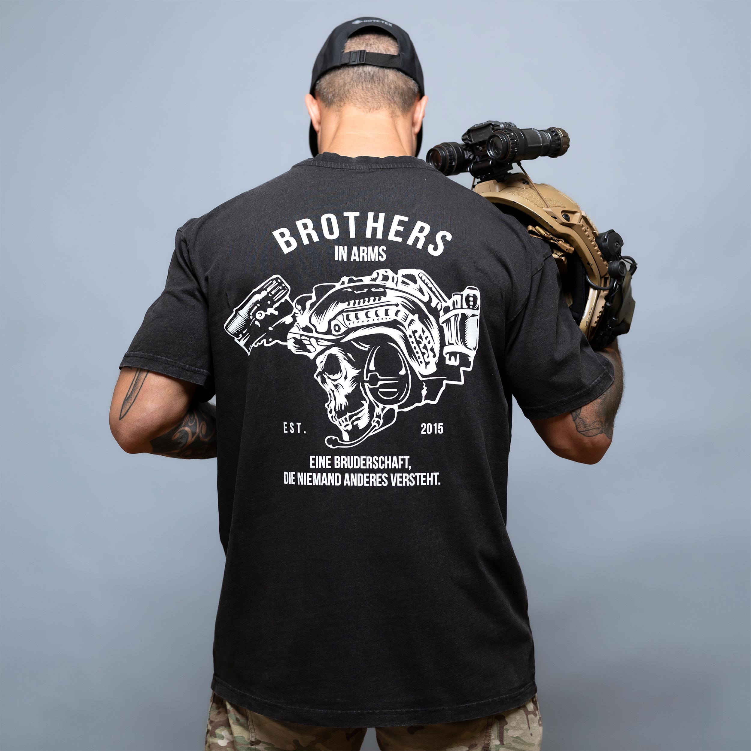 Футболка Brothers In Arms Team Oversized - Black
