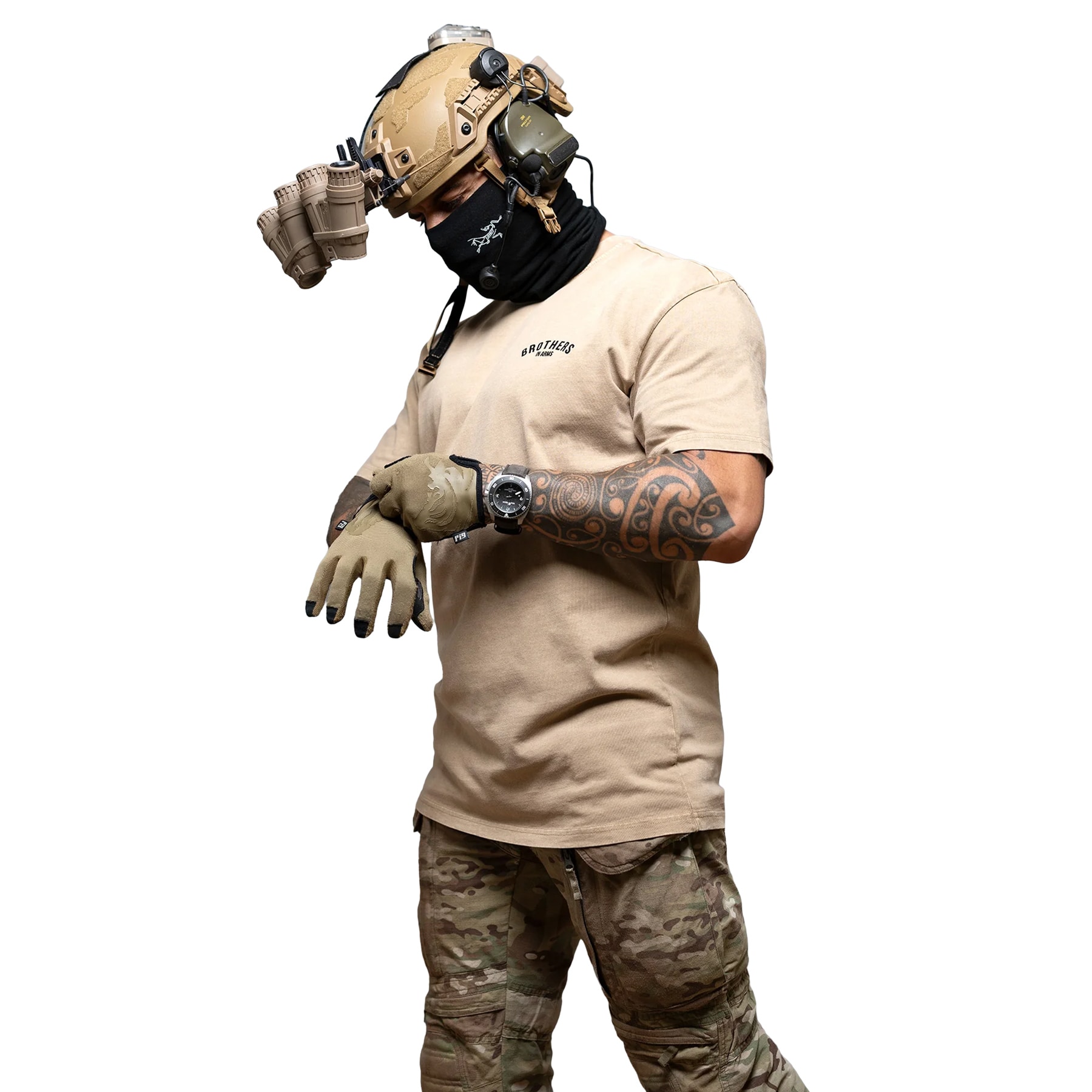 Футболка Brothers In Arms Team Oversized - Coyote