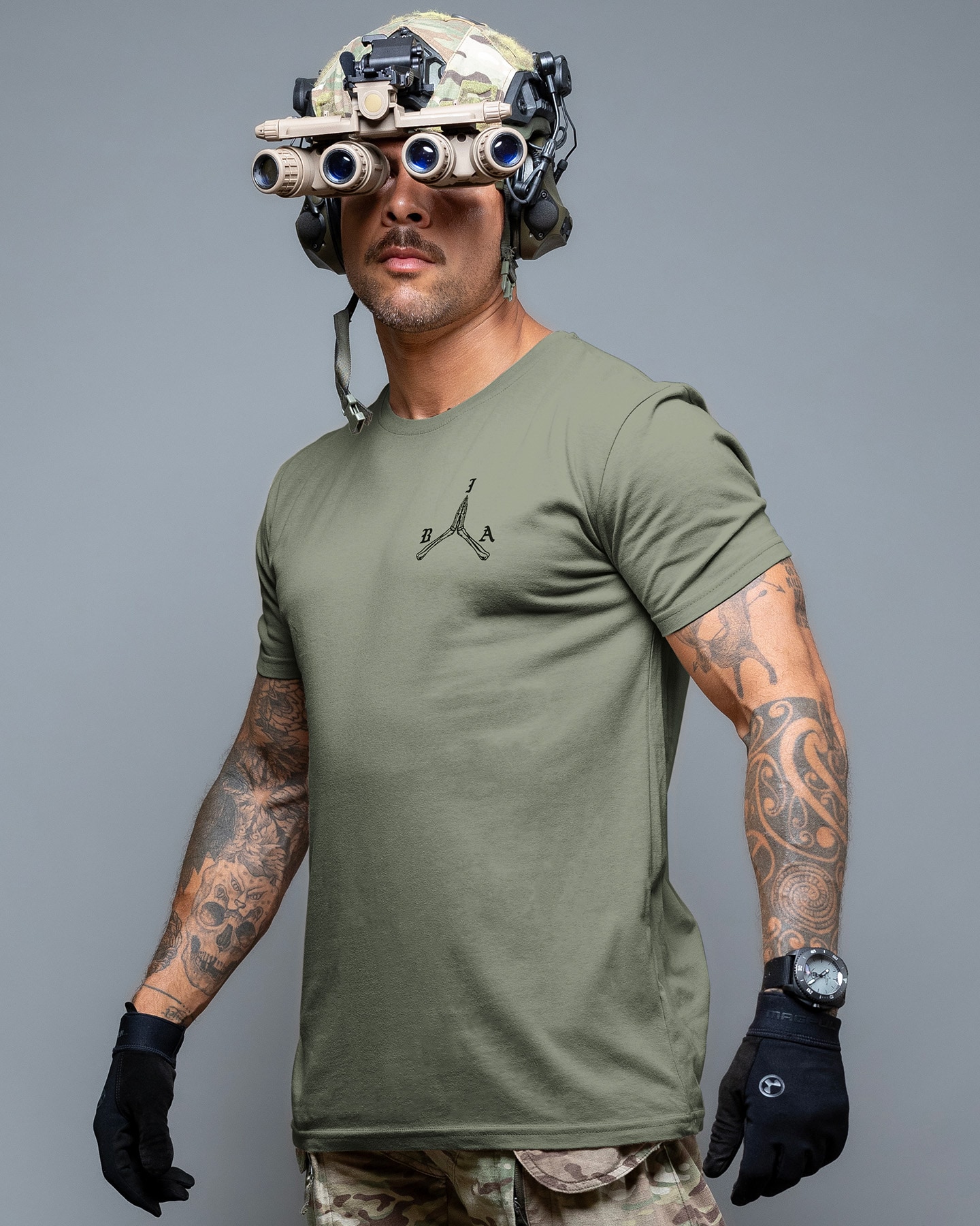 Koszulka T-Shirt Brothers In Arms BIA - Olive