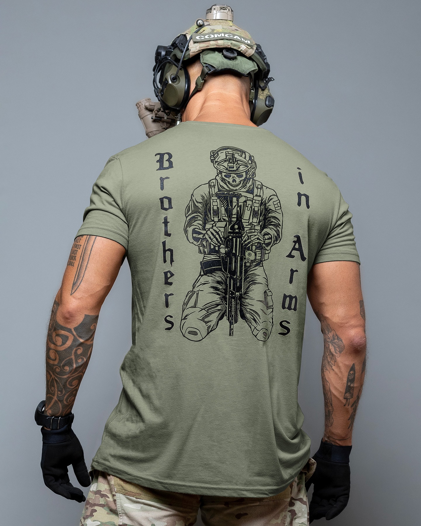 Koszulka T-Shirt Brothers In Arms BIA - Olive