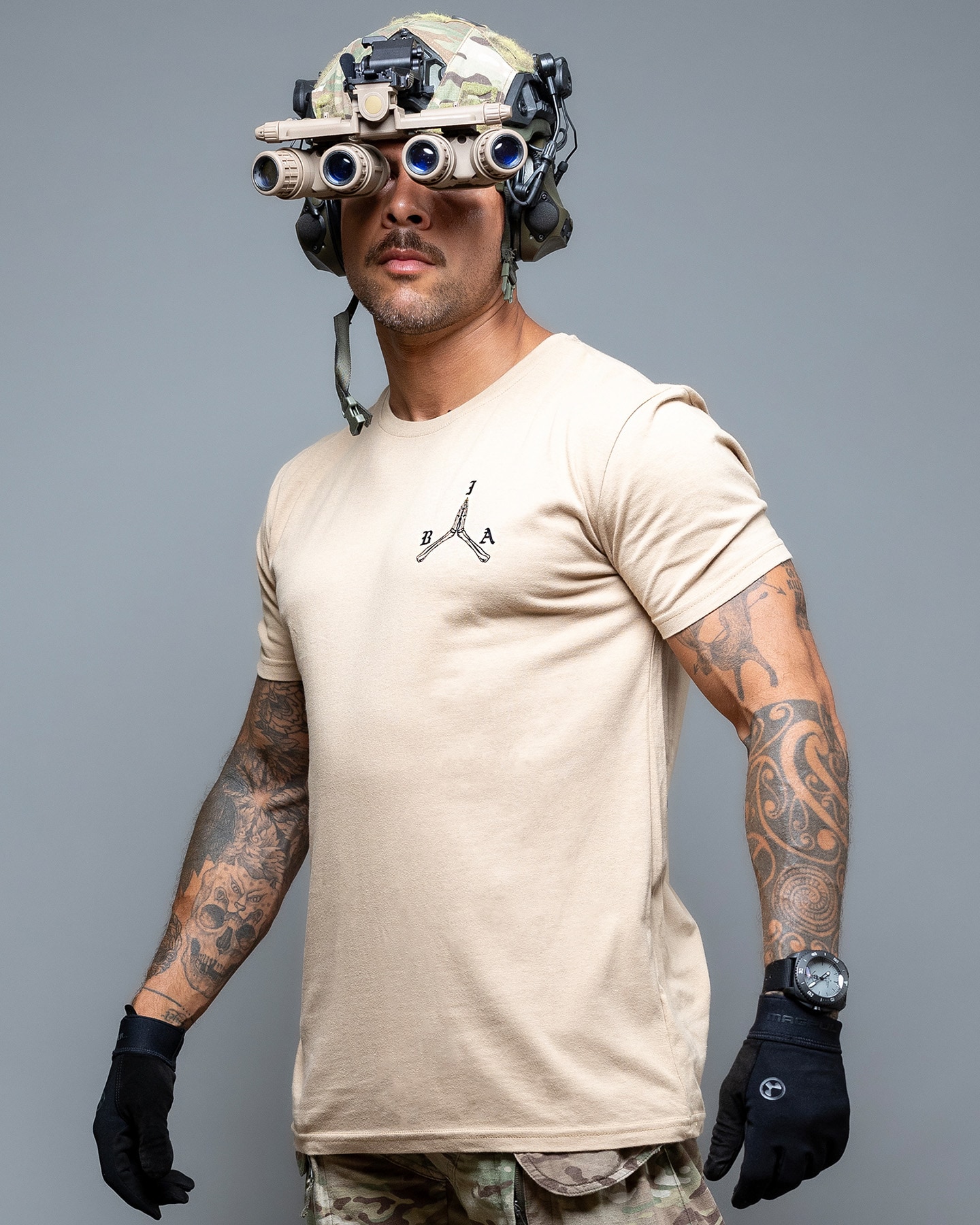 Koszulka T-Shirt Brothers In Arms BIA - Sand