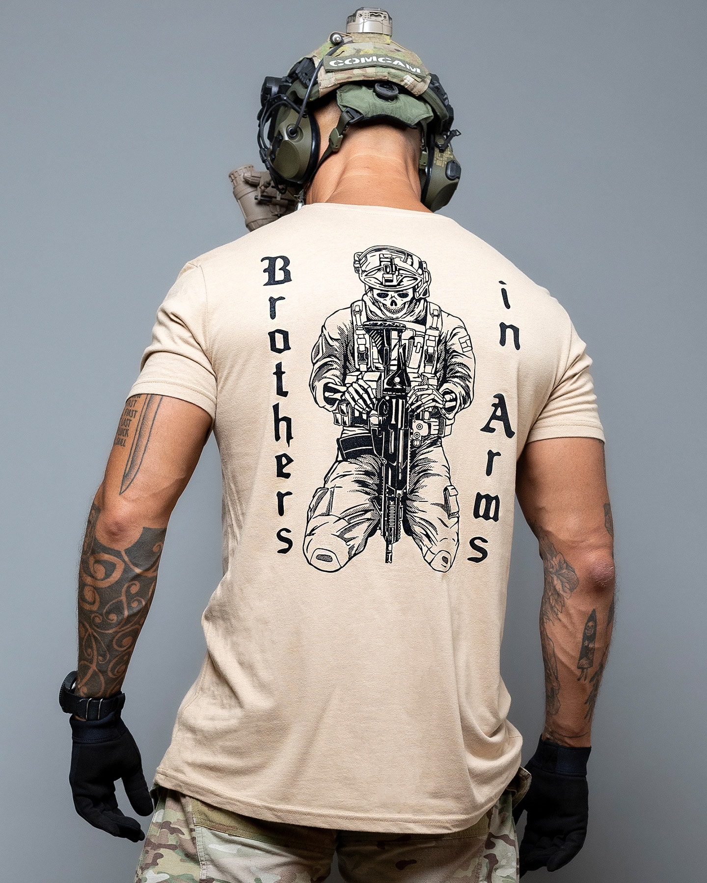Koszulka T-Shirt Brothers In Arms BIA - Sand