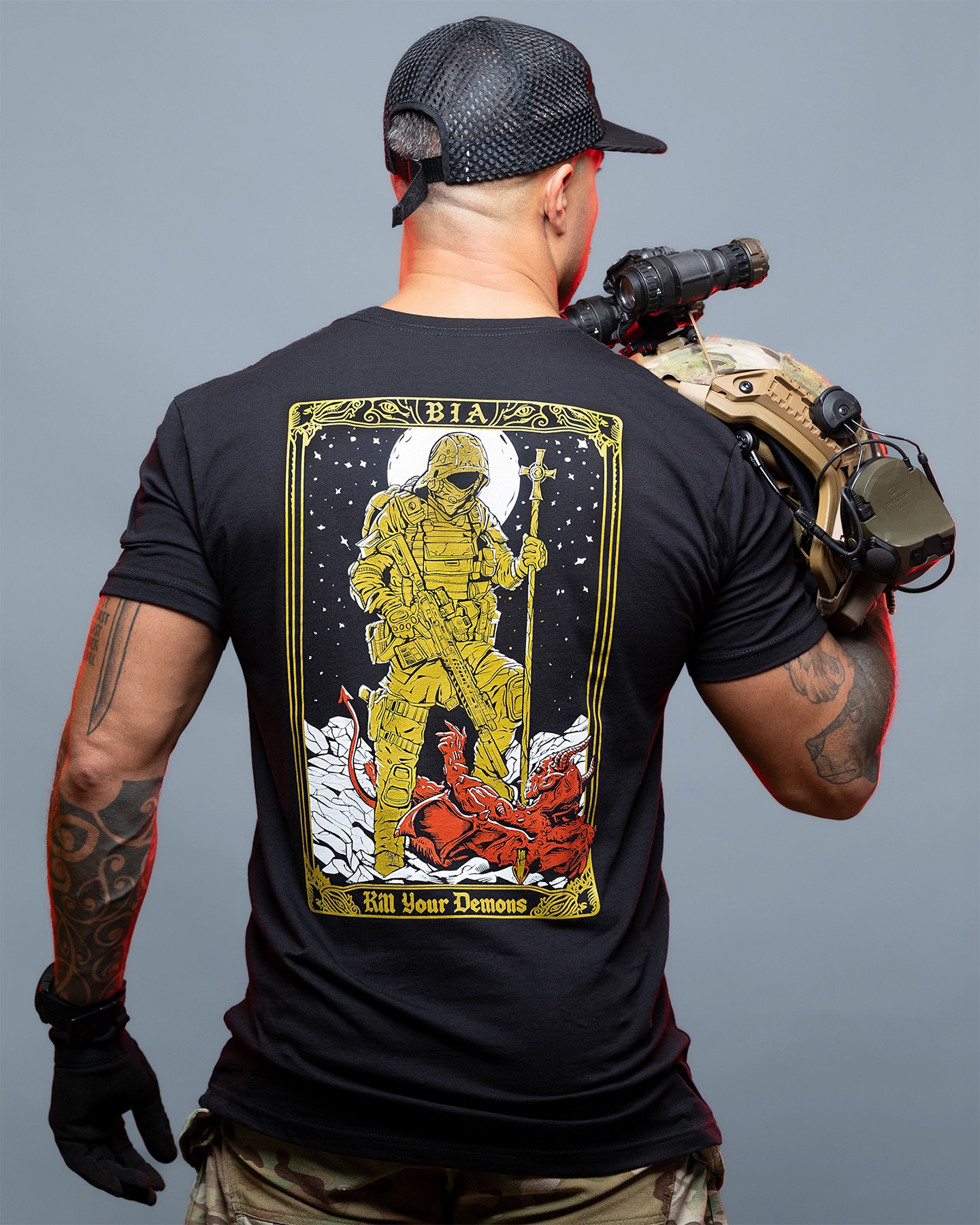 Koszulka T-Shirt Brothers In Arms Demons - Black