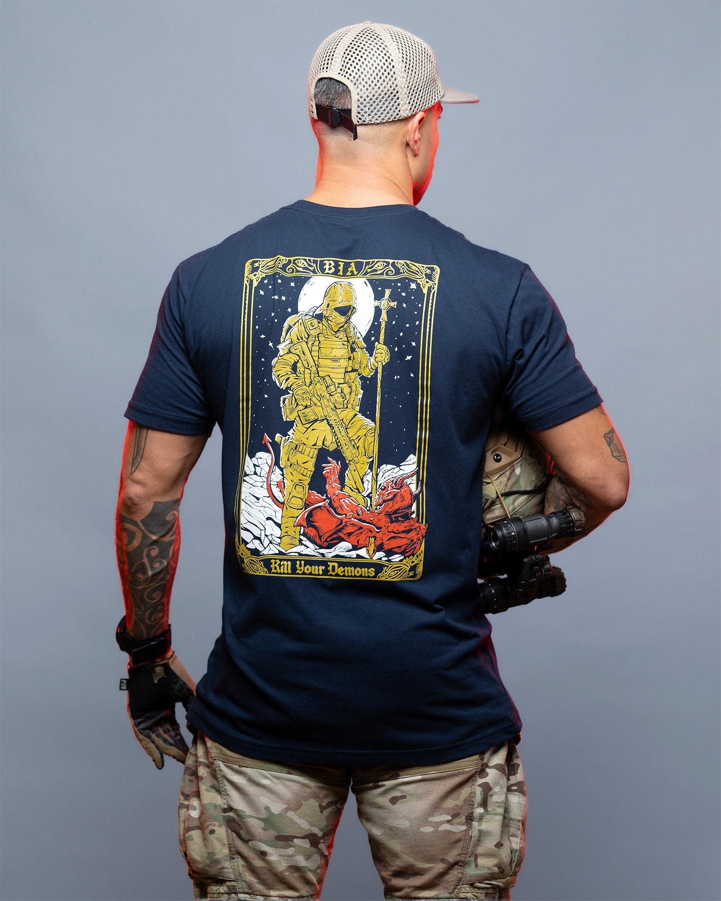Koszulka T-Shirt Brothers In Arms Demons - Navy