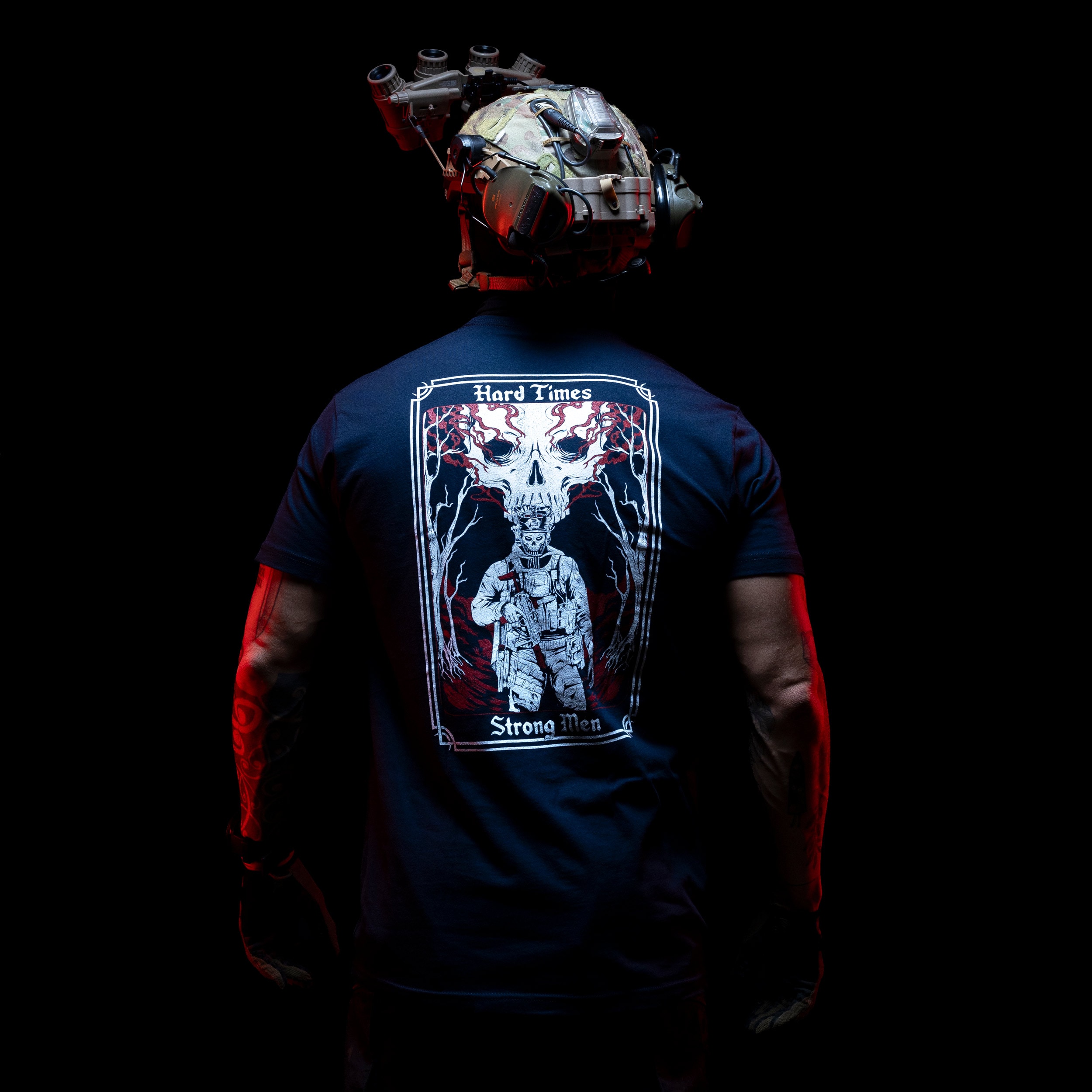 Brothers In Arms Hard Times T-Shirt - Navy