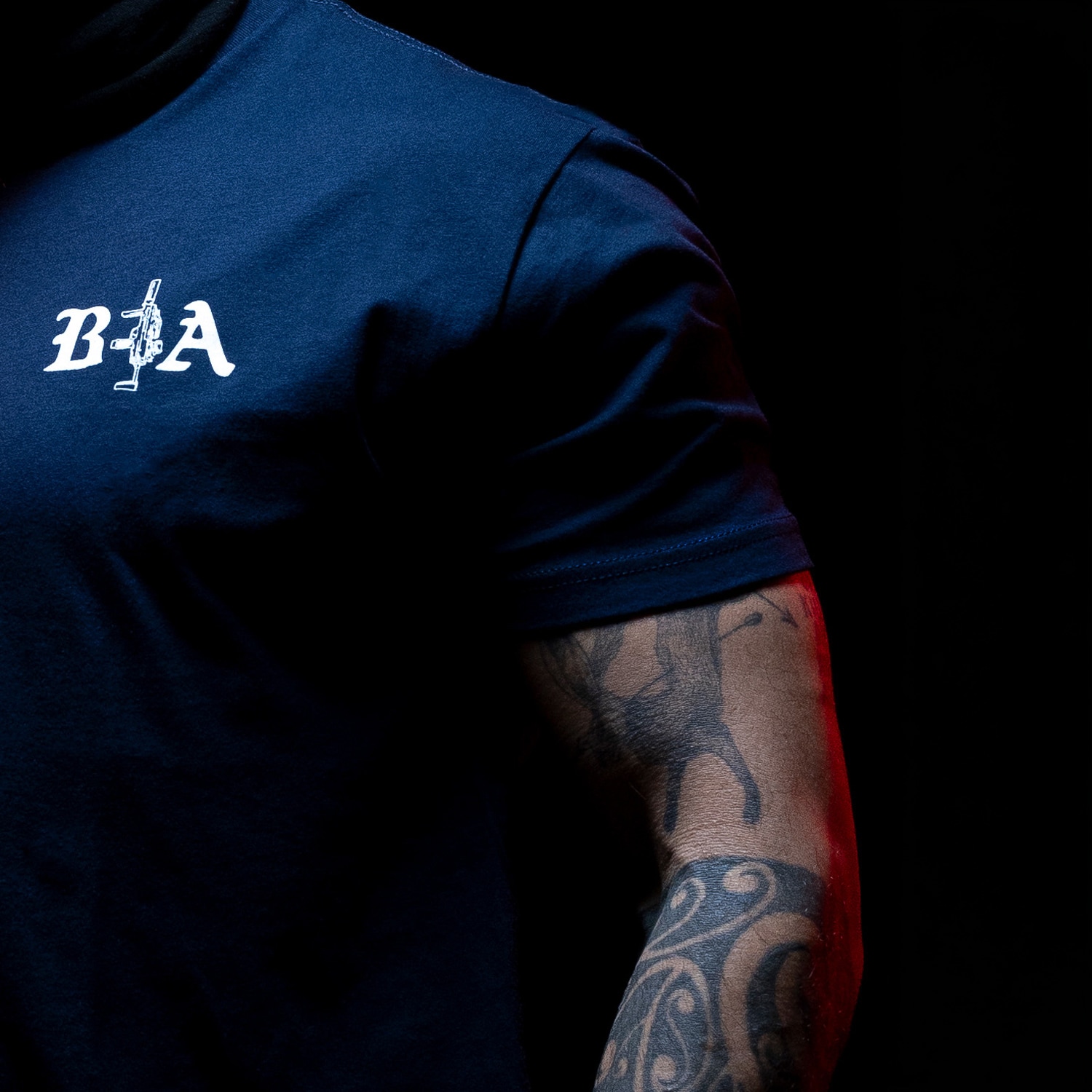 Brothers In Arms Hard Times T-Shirt - Navy
