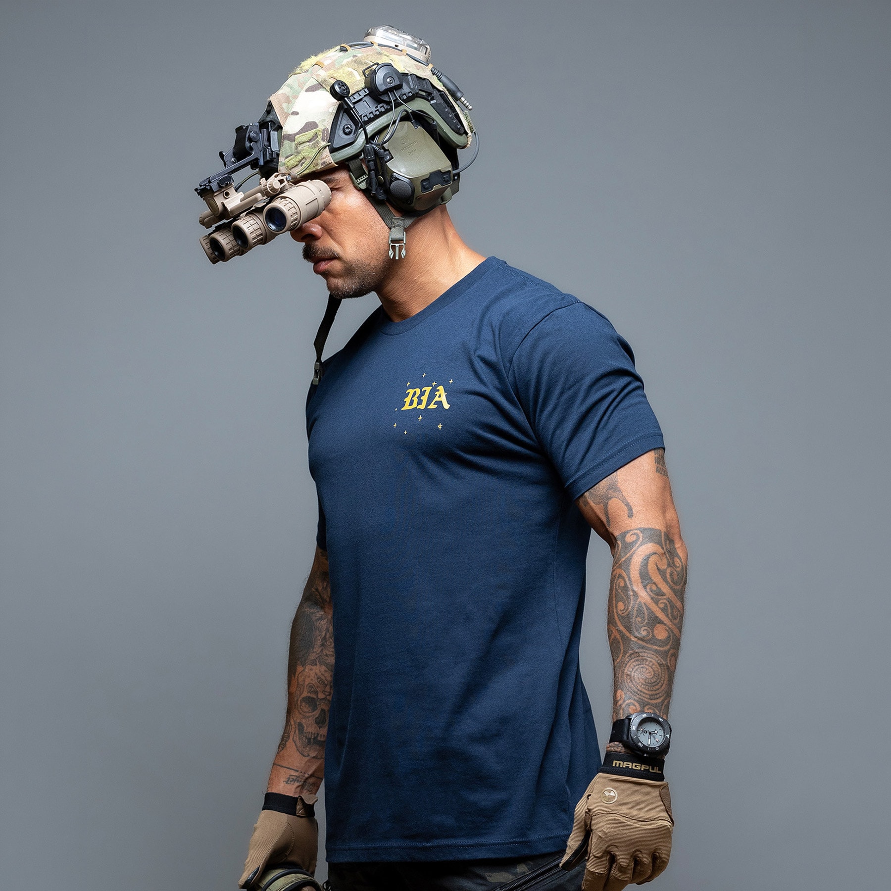 Brothers In Arms Horizon T-Shirt - Navy