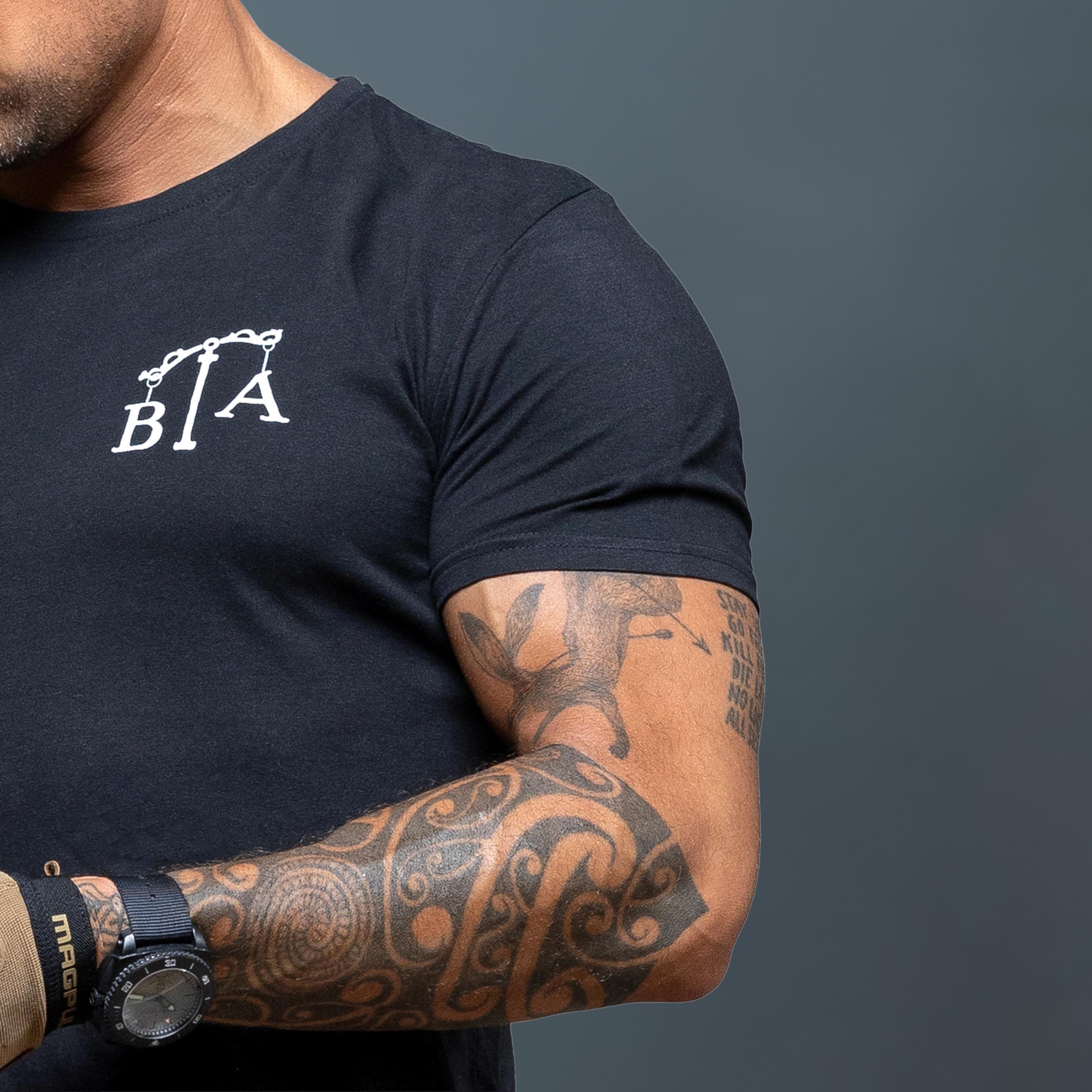 Koszulka T-Shirt Brothers In Arms Justicia - Black
