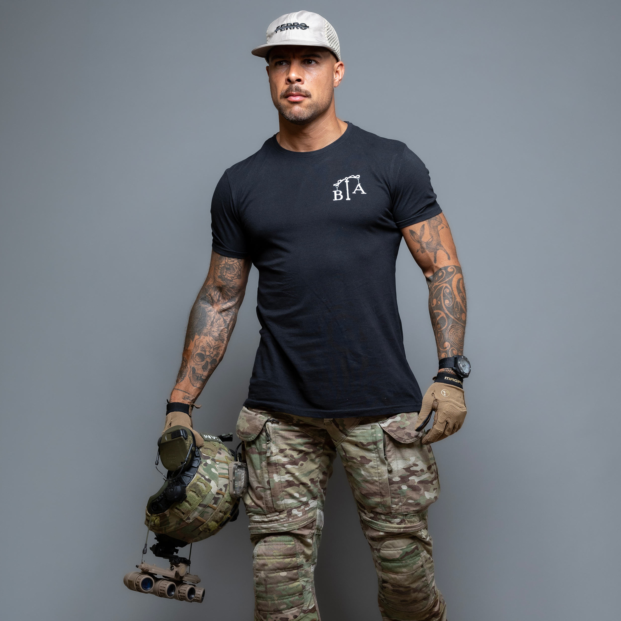 Koszulka T-Shirt Brothers In Arms Justicia - Black