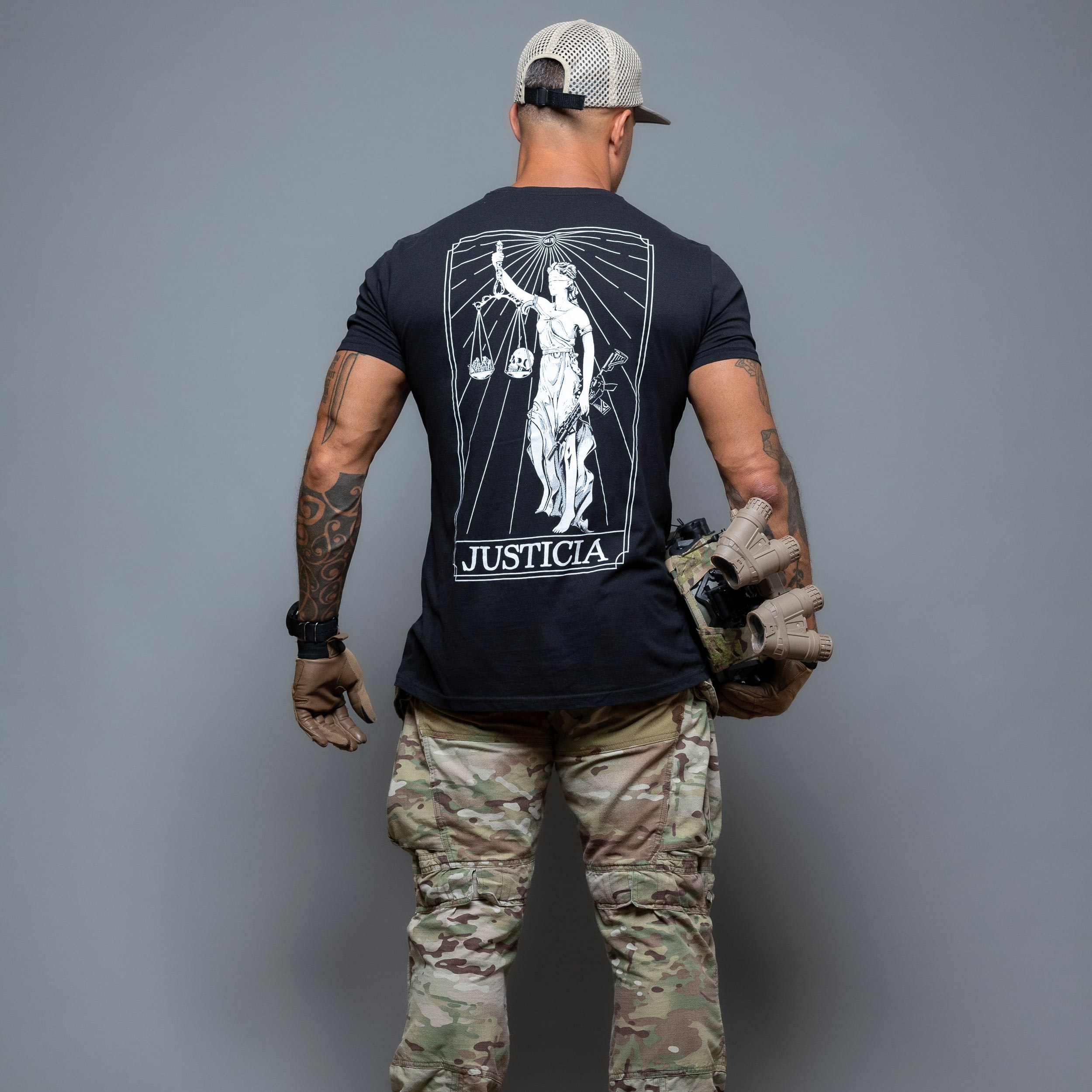 Koszulka T-Shirt Brothers In Arms Justicia - Black