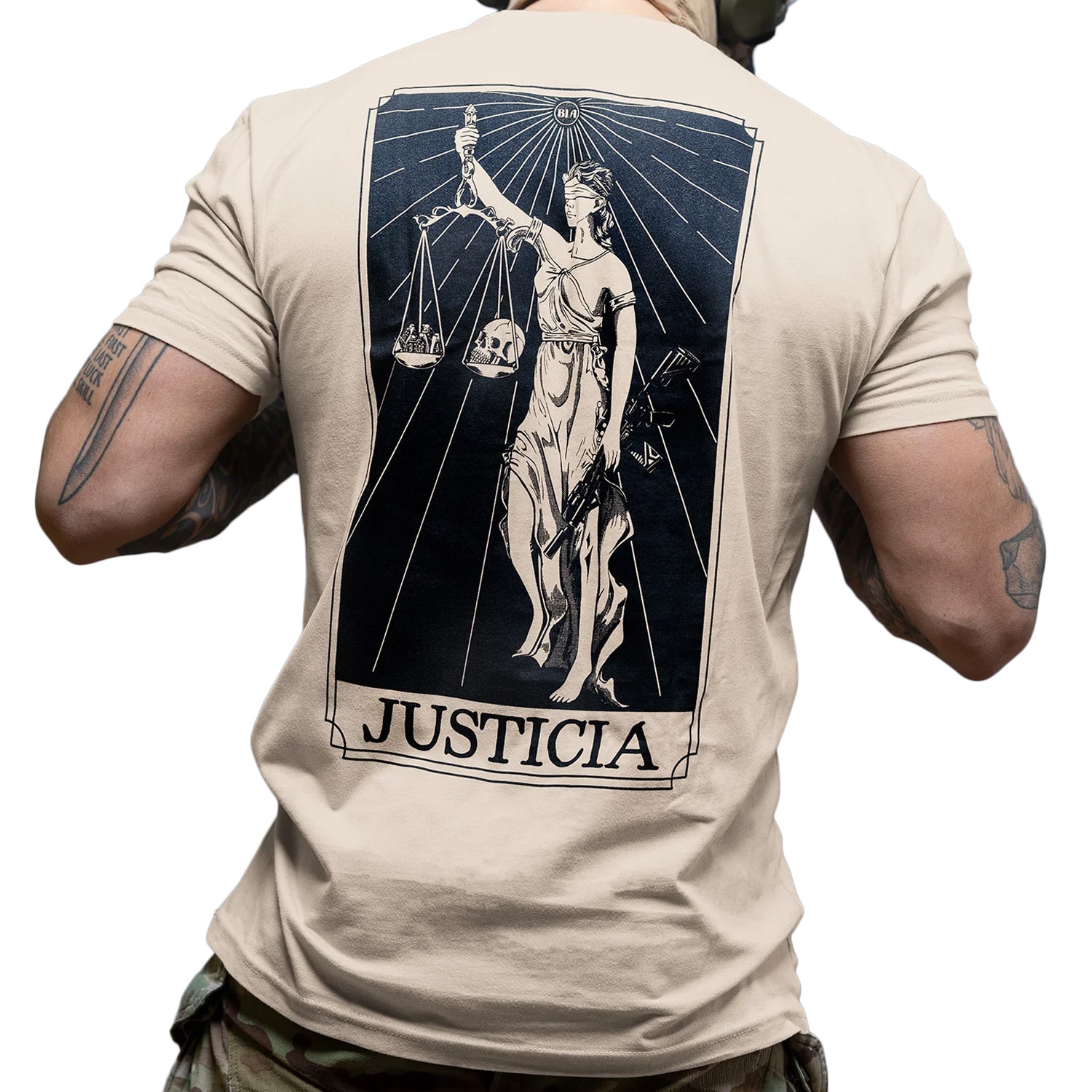 Koszulka T-Shirt Brothers In Arms Justicia - Sand