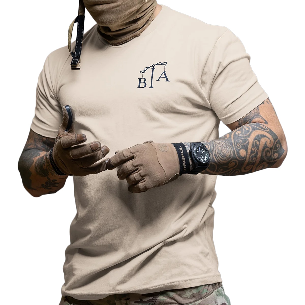 Koszulka T-Shirt Brothers In Arms Justicia - Sand