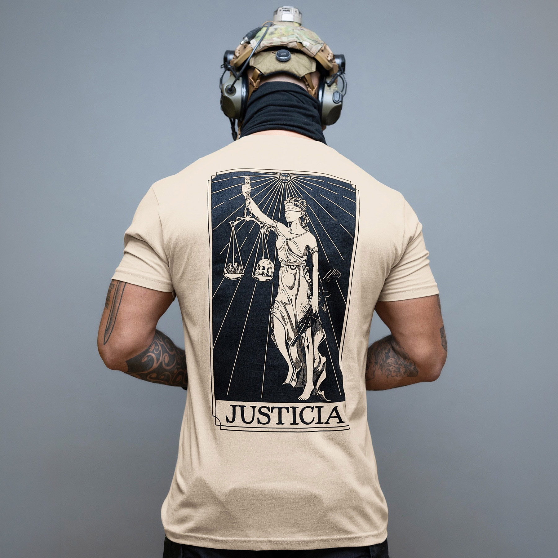 Koszulka T-Shirt Brothers In Arms Justicia - Sand