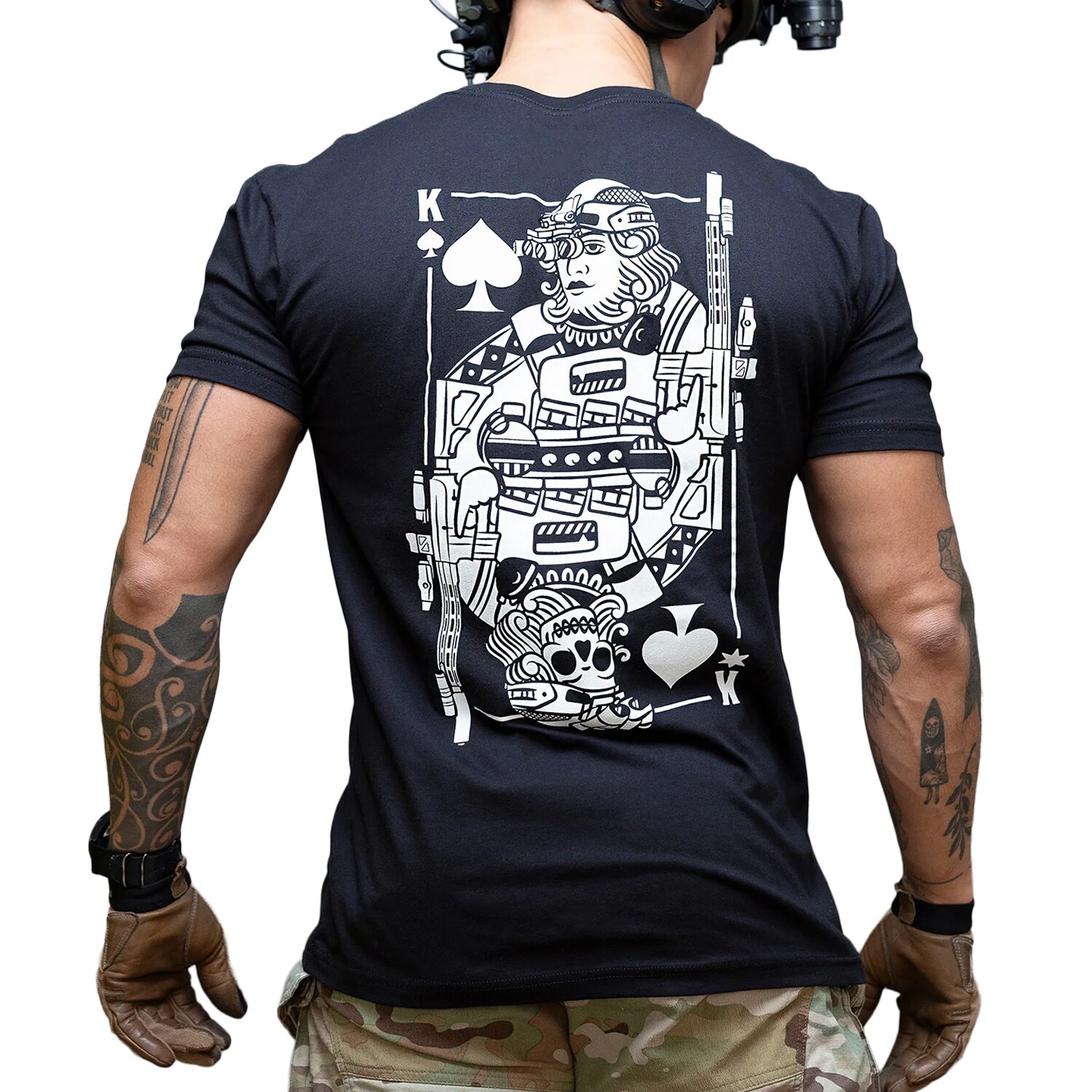 Koszulka T-Shirt Brothers In Arms Kings of Spades - Black