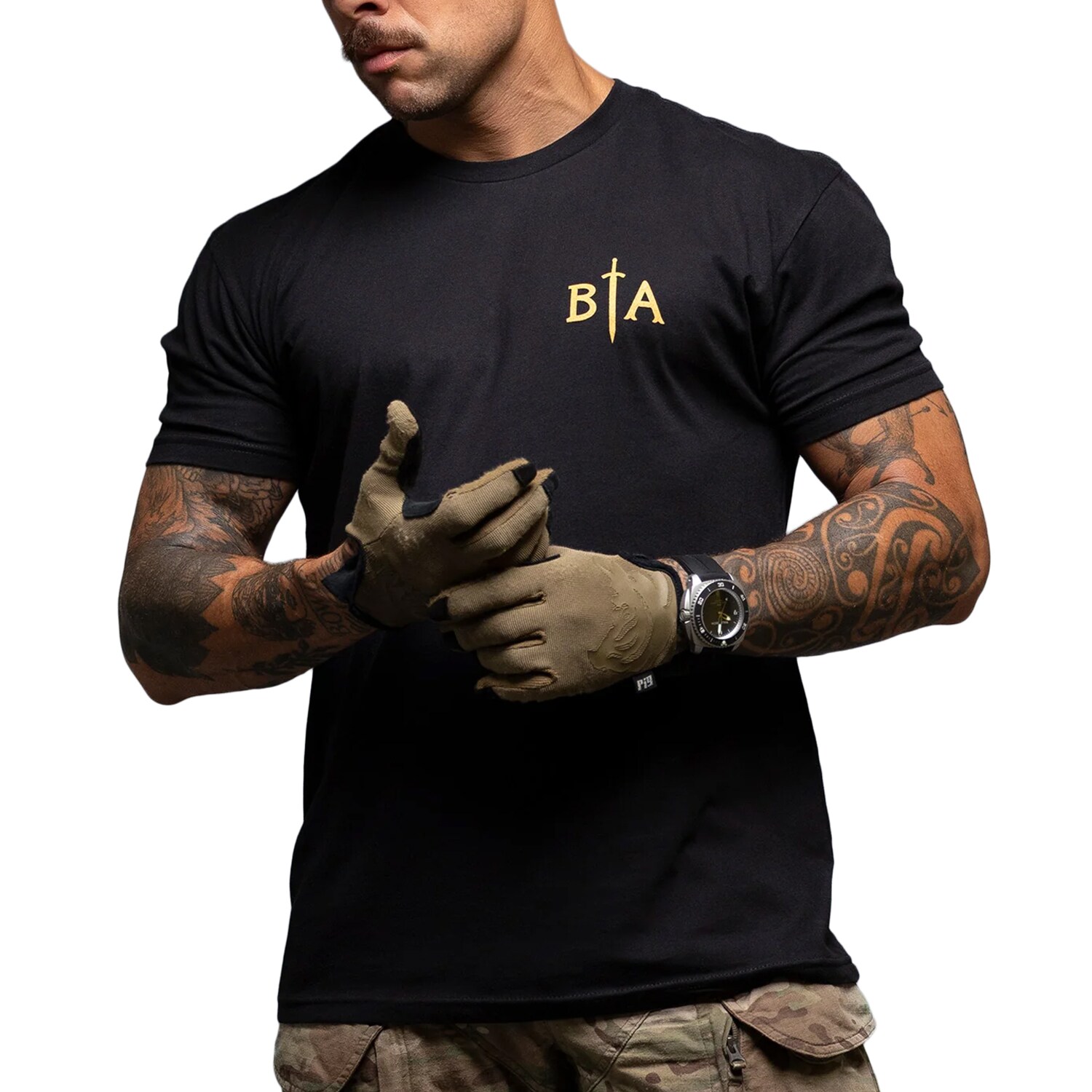 Koszulka T-Shirt Brothers In Arms No Fear - Black