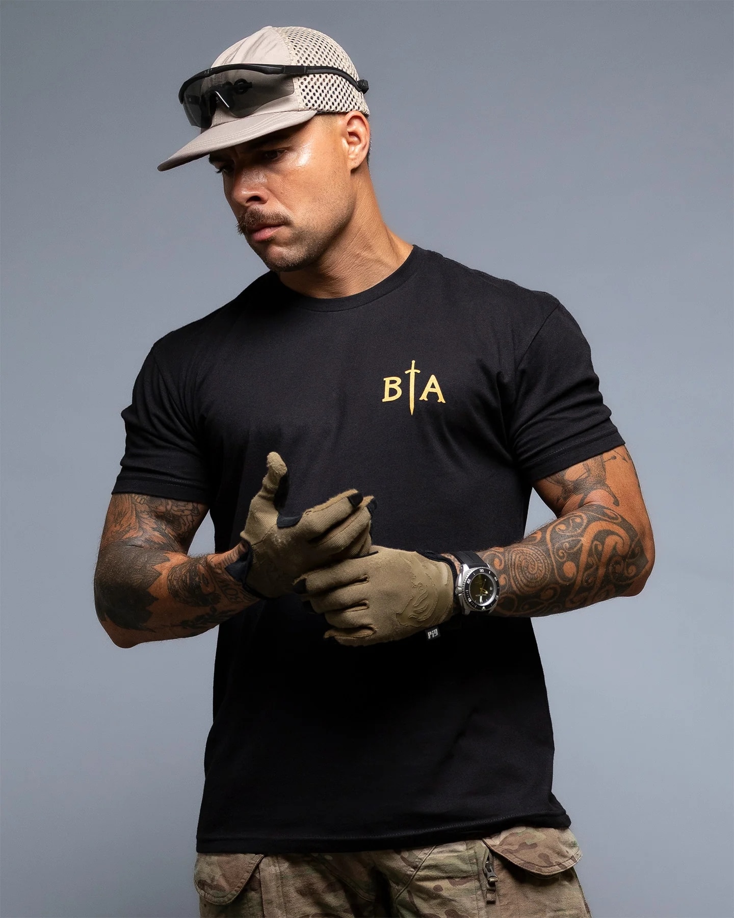 Brothers In Arms No Fear T-Shirt - Black