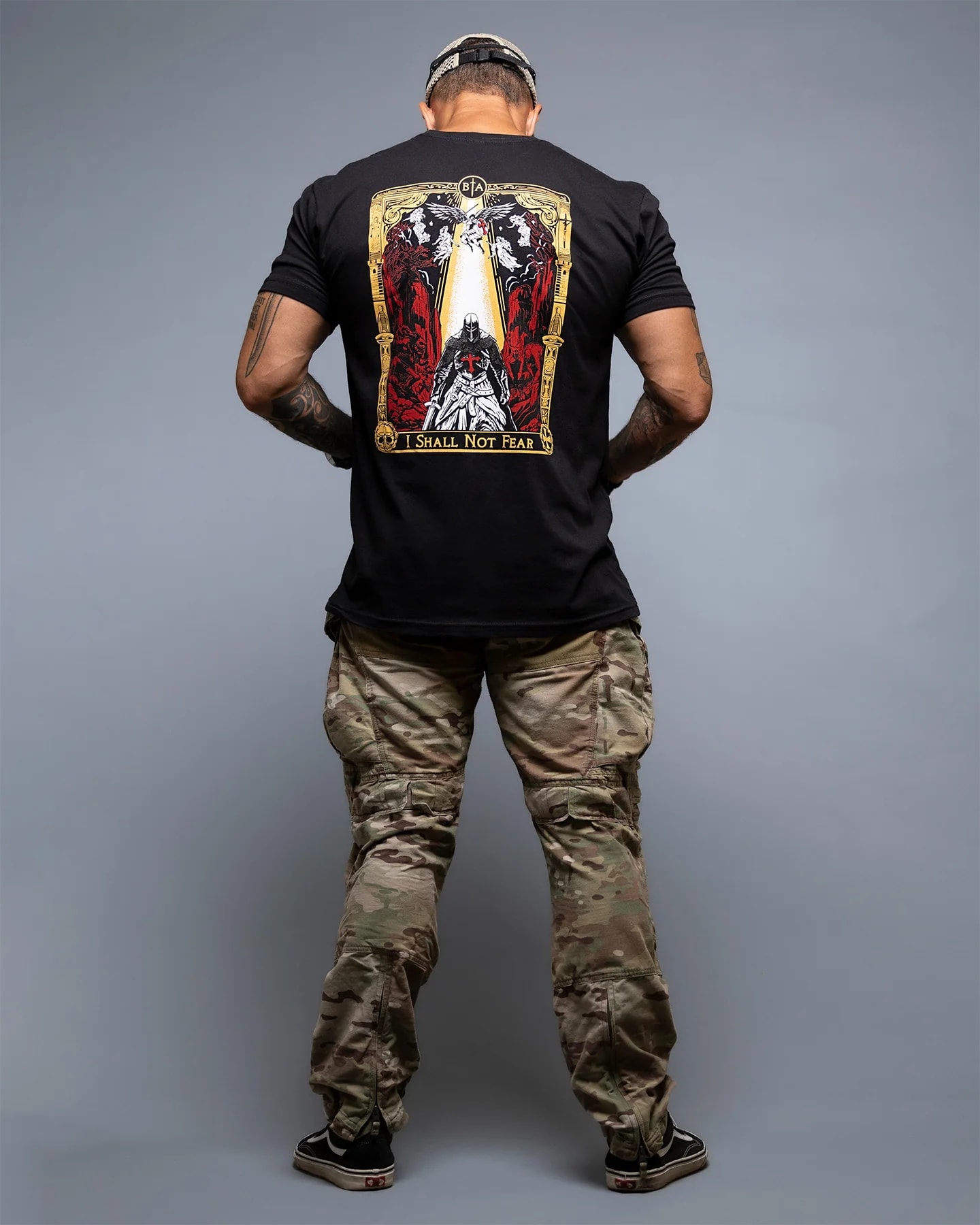 Brothers In Arms No Fear T-Shirt - Black