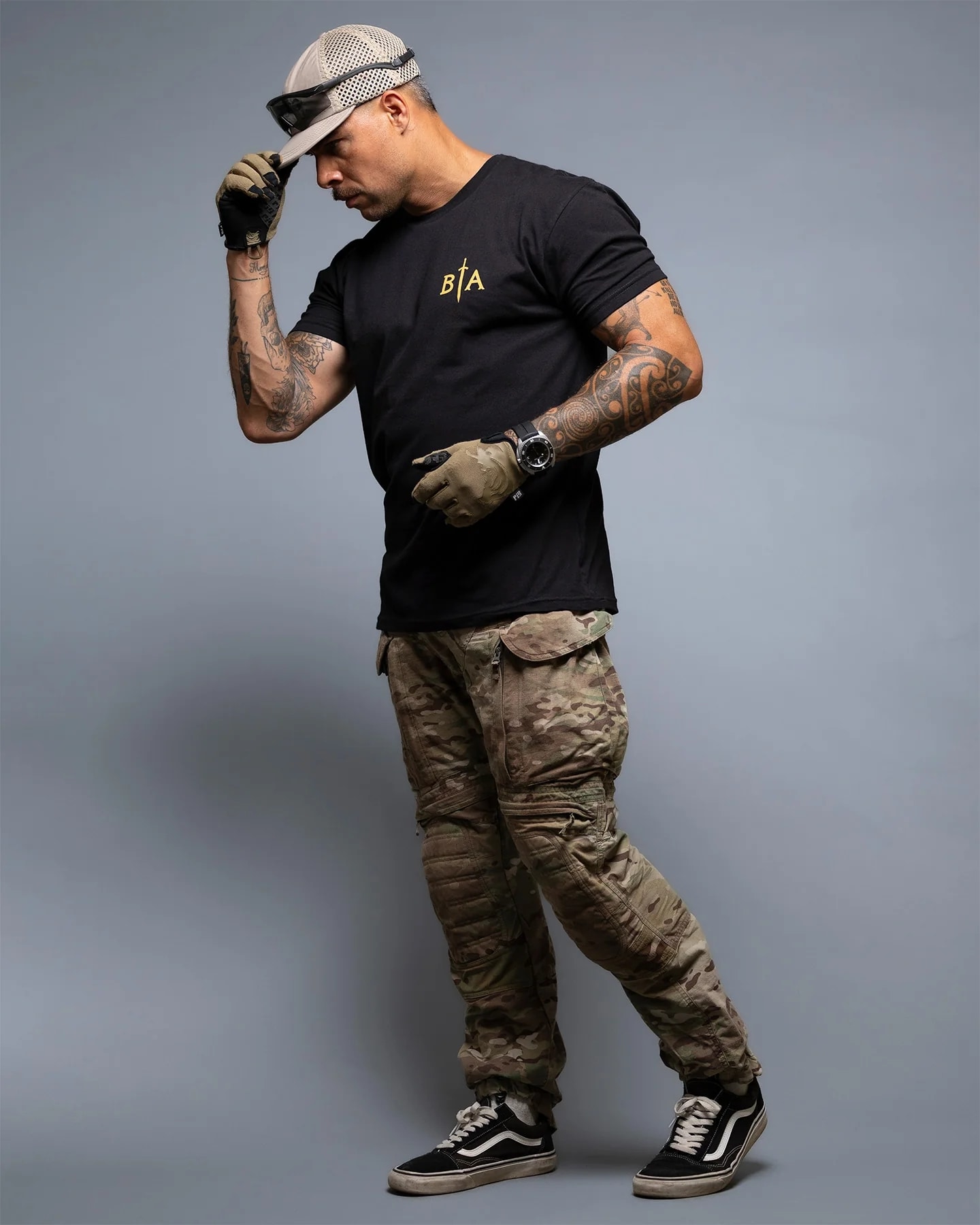 Brothers In Arms No Fear T-Shirt - Black