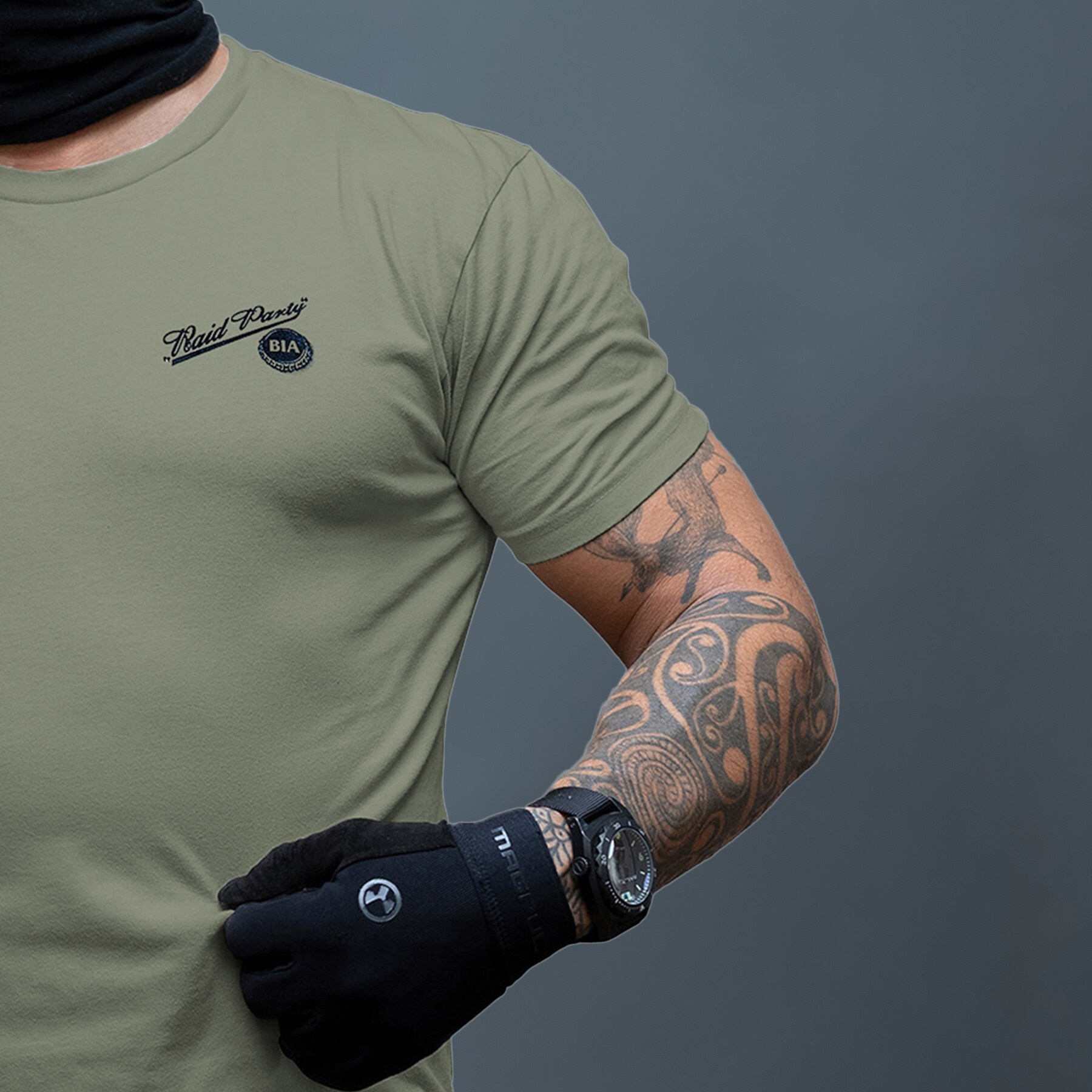 Футболка Brothers In Arms Raid Party - Olive