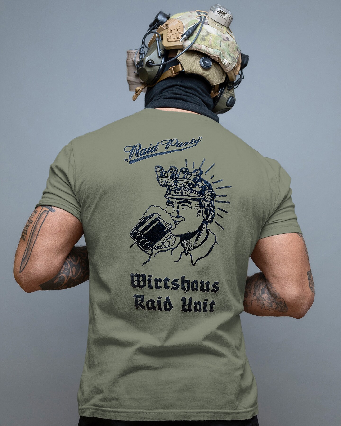 Футболка Brothers In Arms Raid Party - Olive
