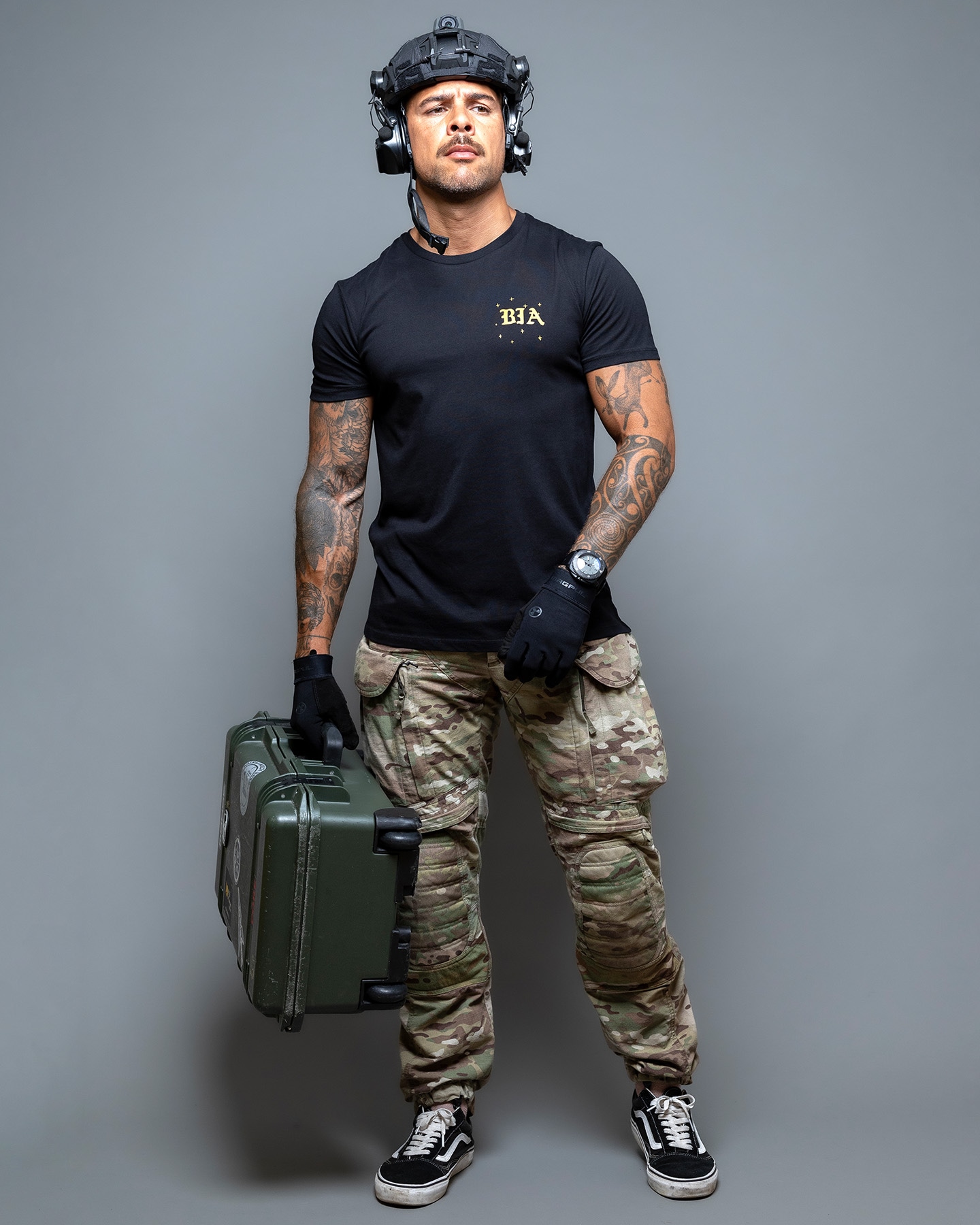 Koszulka T-Shirt Brothers In Arms Stars - Black