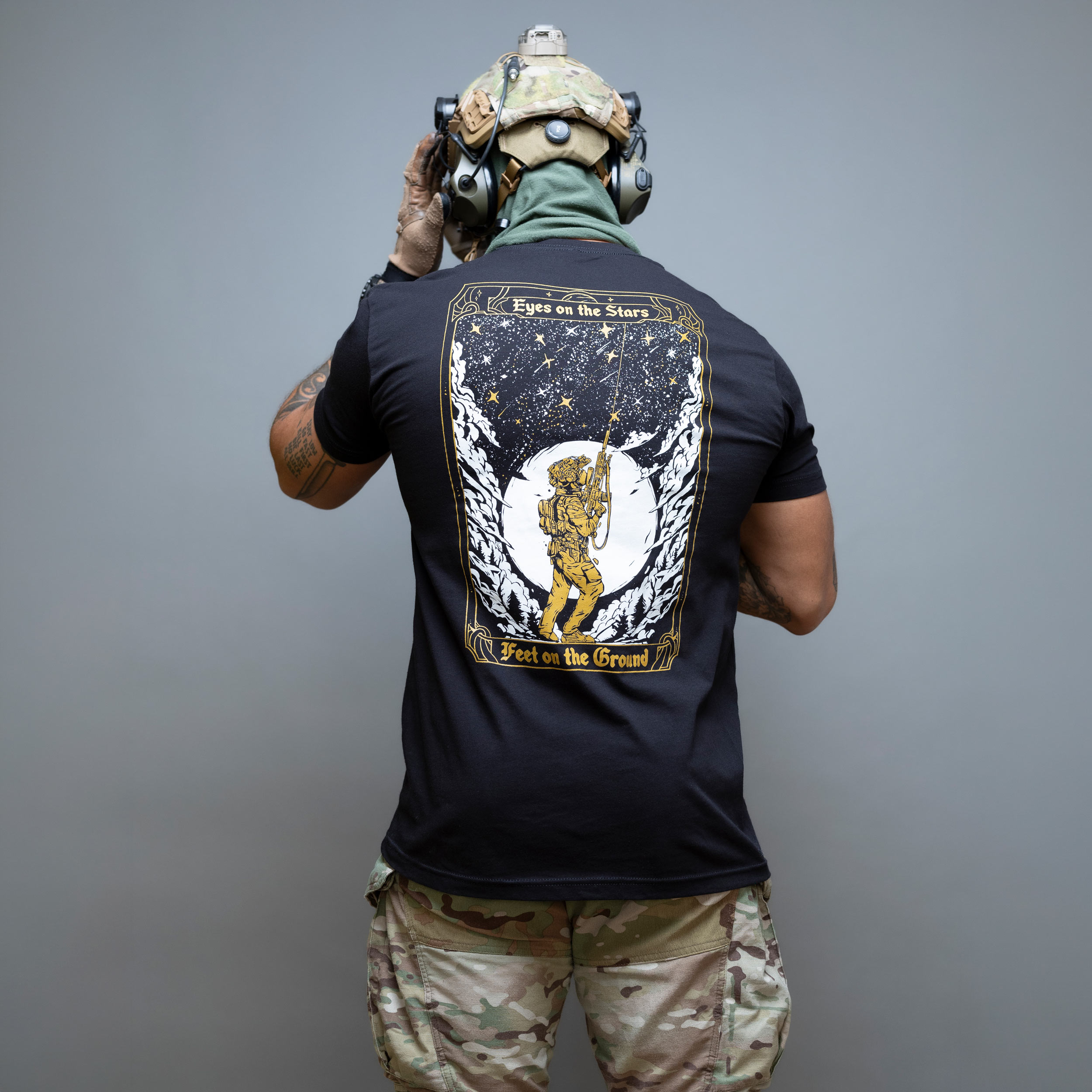 Koszulka T-Shirt Brothers In Arms Stars - Black