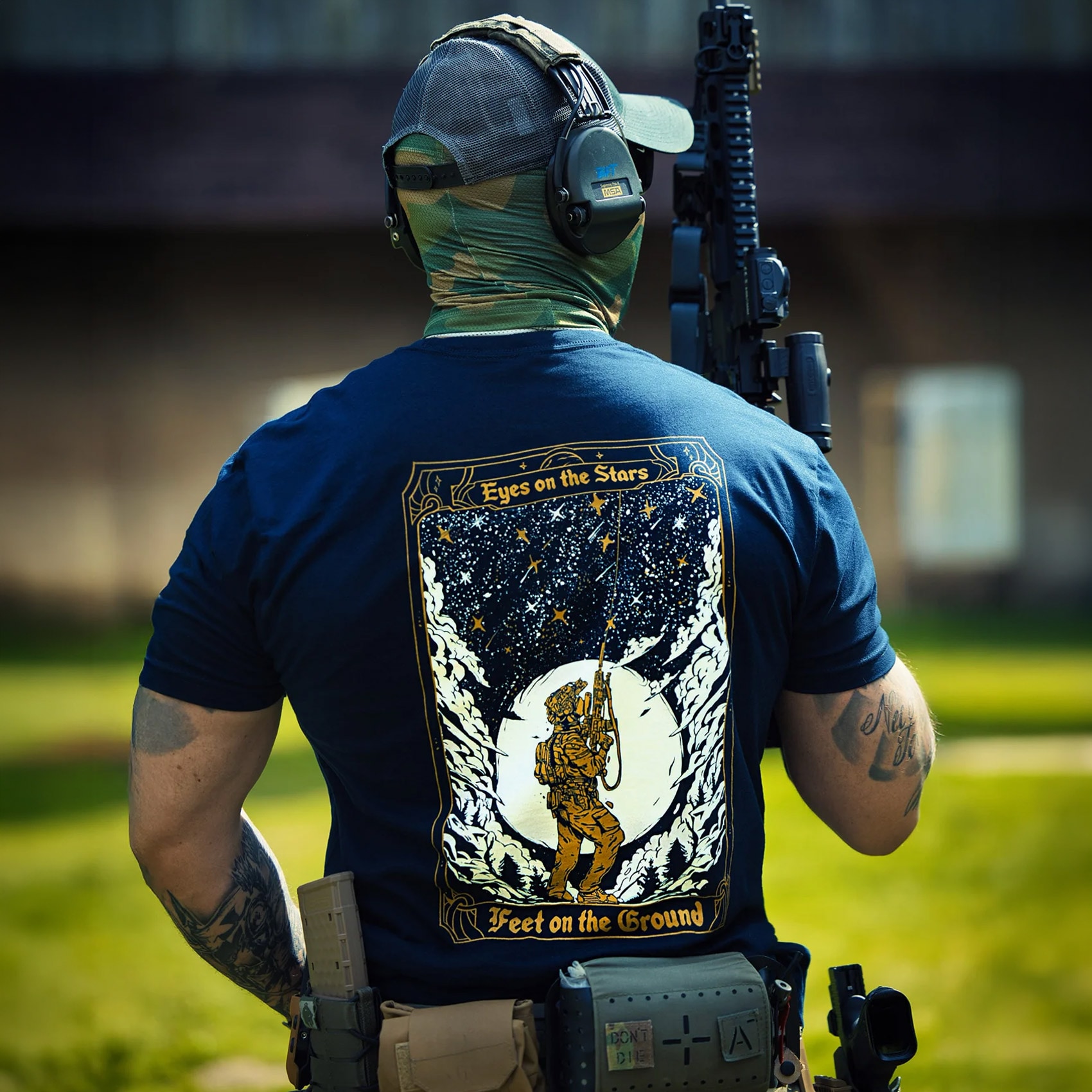 Koszulka T-Shirt Brothers In Arms Stars - Navy