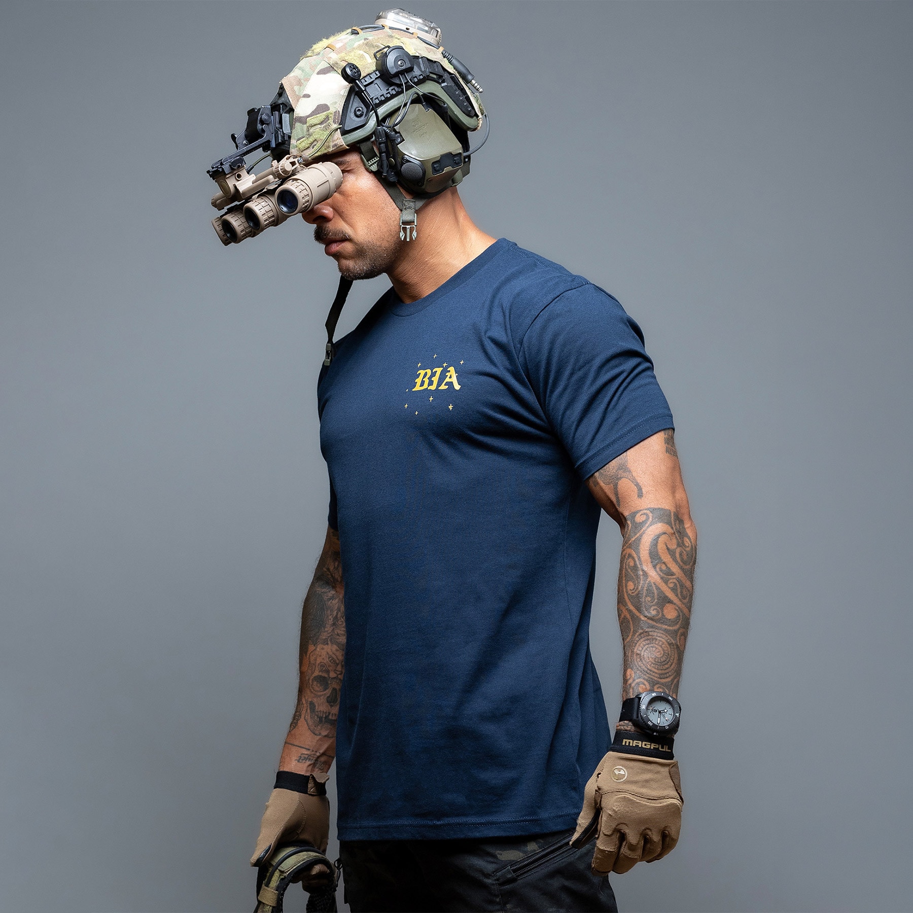 Koszulka T-Shirt Brothers In Arms Stars - Navy