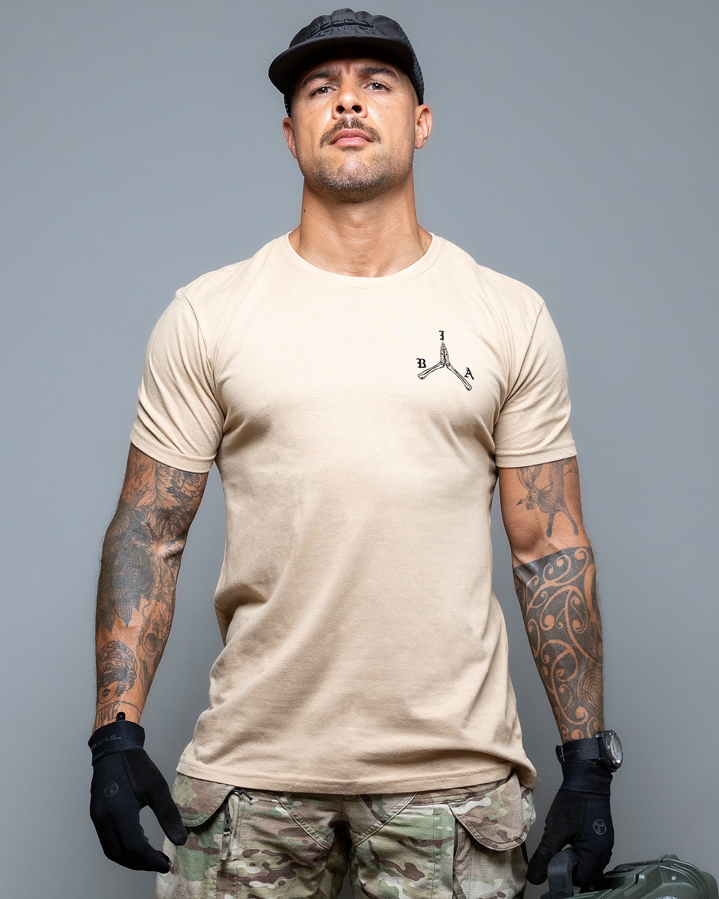 Koszulka T-Shirt Brothers In Arms Stay Violent - Sand