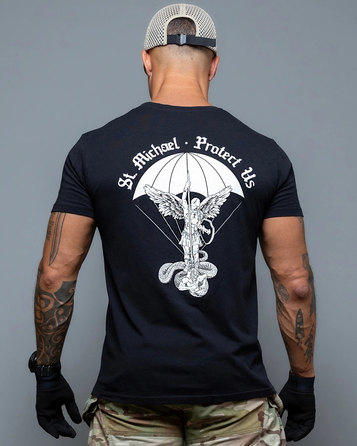 Koszulka T-Shirt Brothers In Arms St. Michael - Black