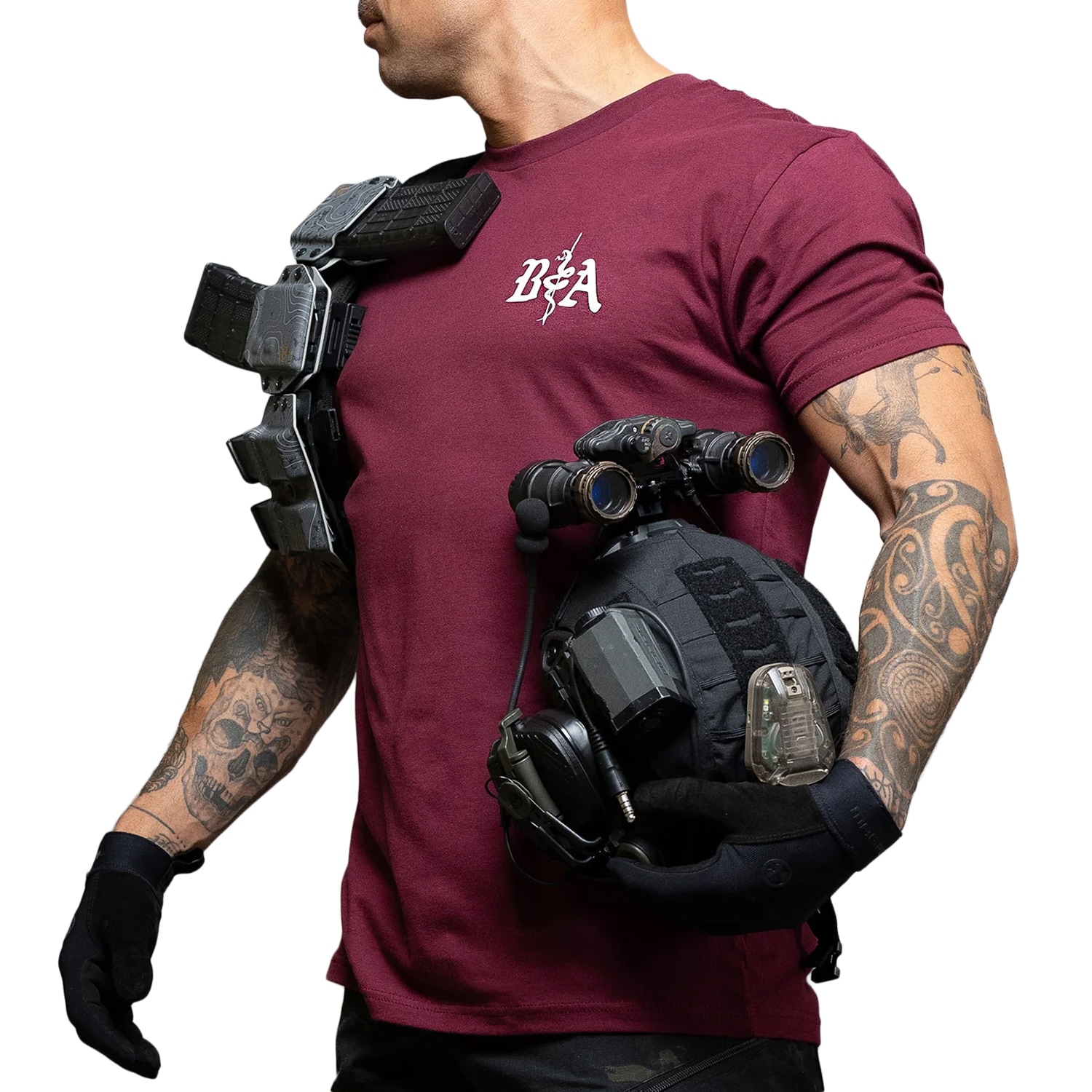 Koszulka T-Shirt Brothers In Arms St. Michael - Bordeaux