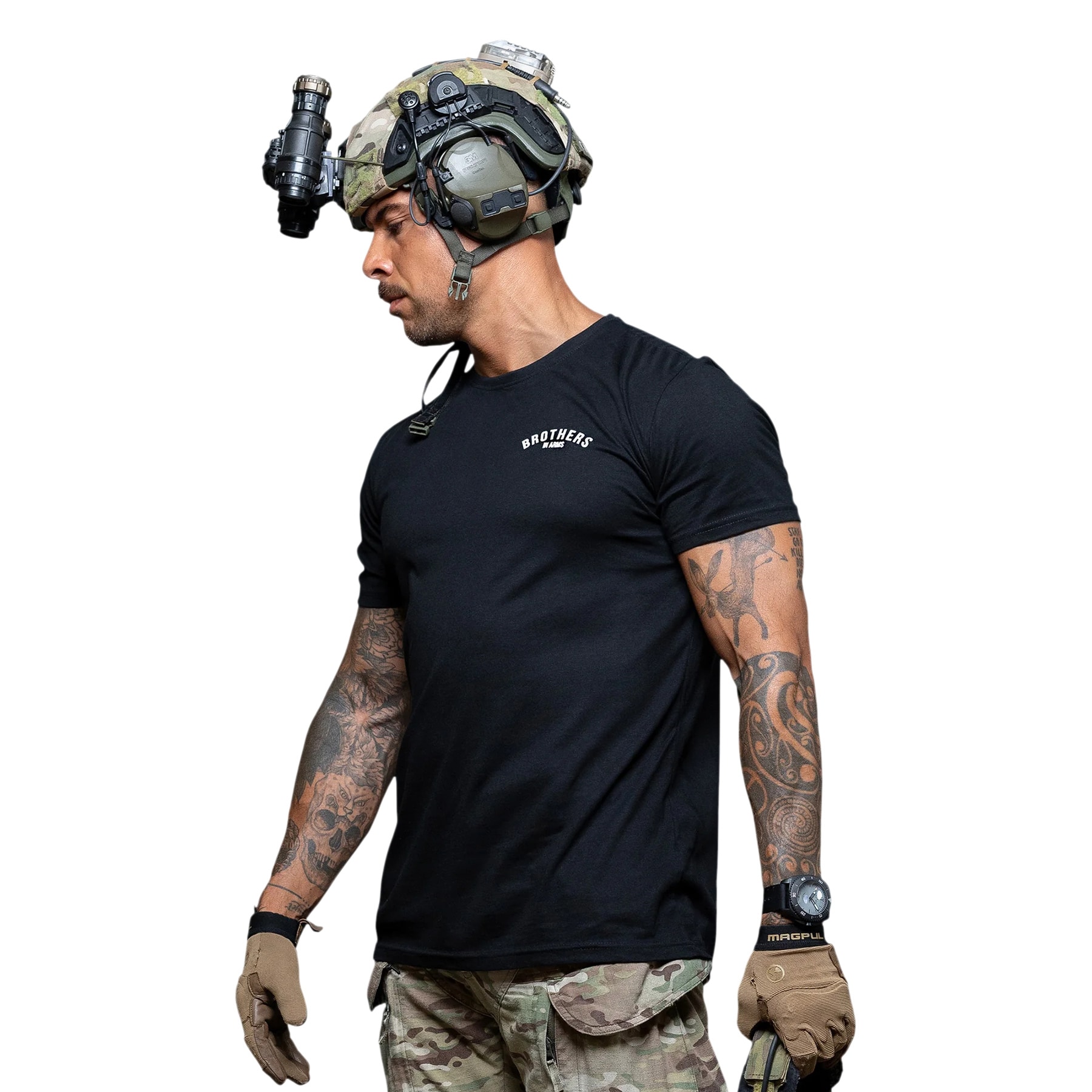 Koszulka T-Shirt Brothers In Arms Team - Black