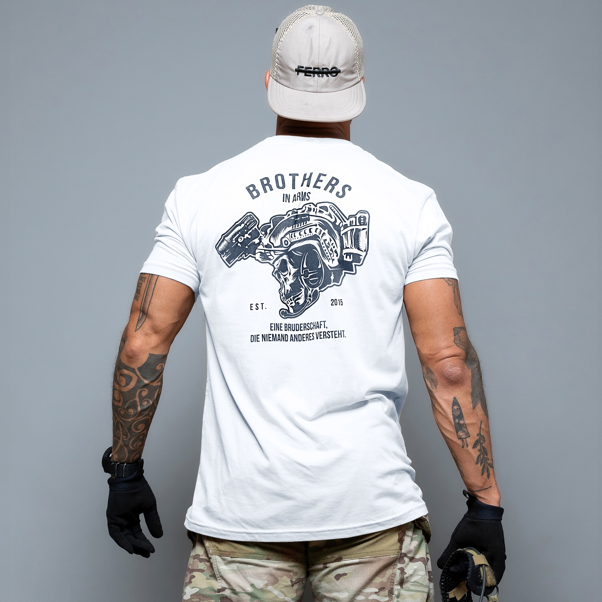 Koszulka T-Shirt Brothers In Arms Team - White