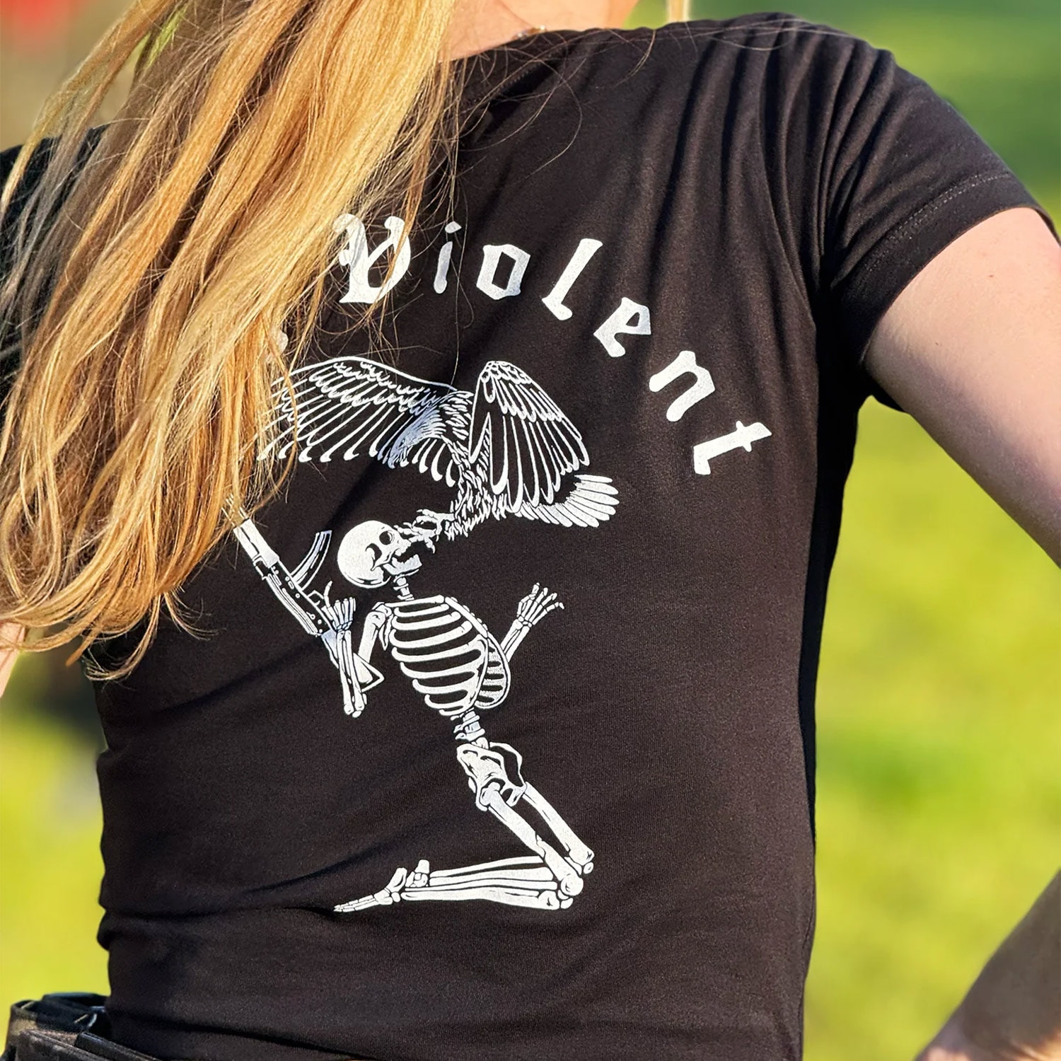 Koszulka T-Shirt damska Brothers In Arms Stay Violent - Black