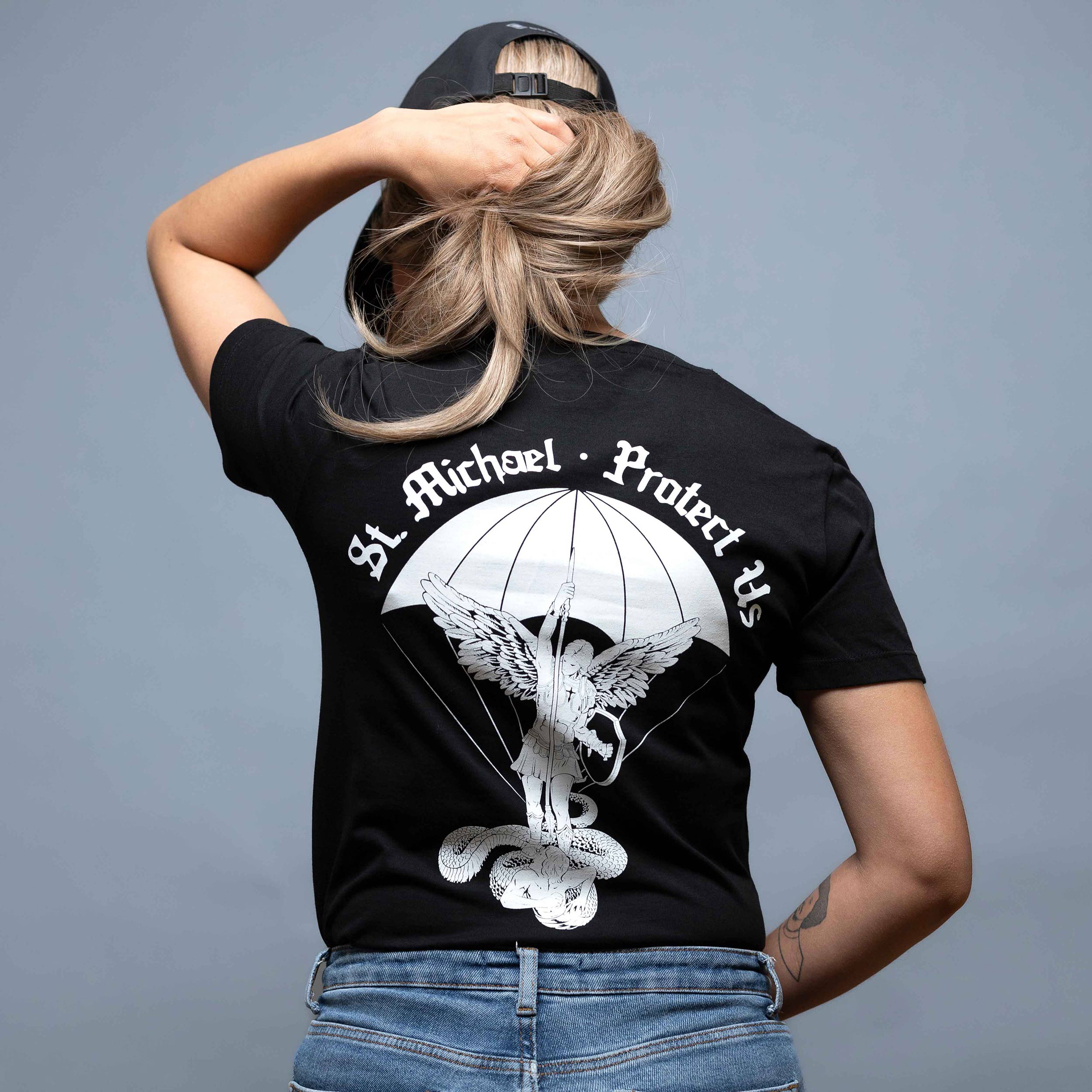 Women's T-Shirt Brothers In Arms St. Michael - Black