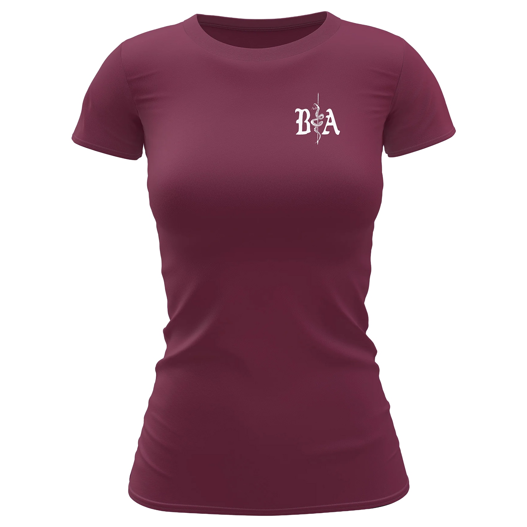 Koszulka T-Shirt damska Brothers In Arms St. Michael - Bordeaux