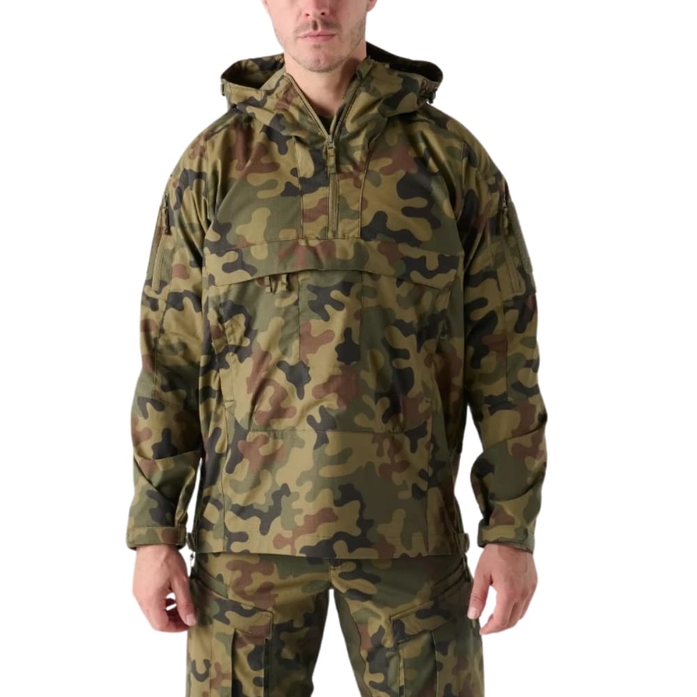 Kurtka Helikon-Tex Anorak Tracer PolyCotton Stretch Rip-Stop Field - wz.93 Pantera PL Woodland