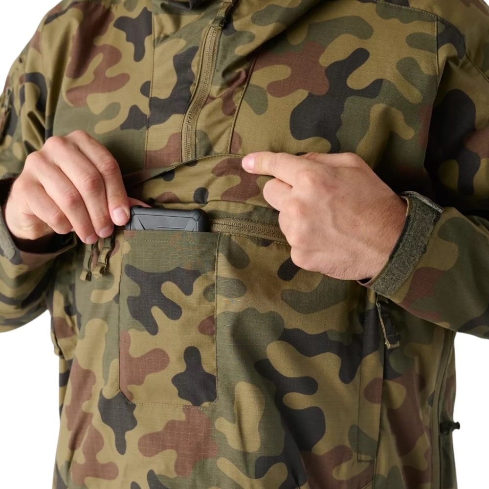 Kurtka Helikon-Tex Anorak Tracer PolyCotton Stretch Rip-Stop Field - wz.93 Pantera PL Woodland