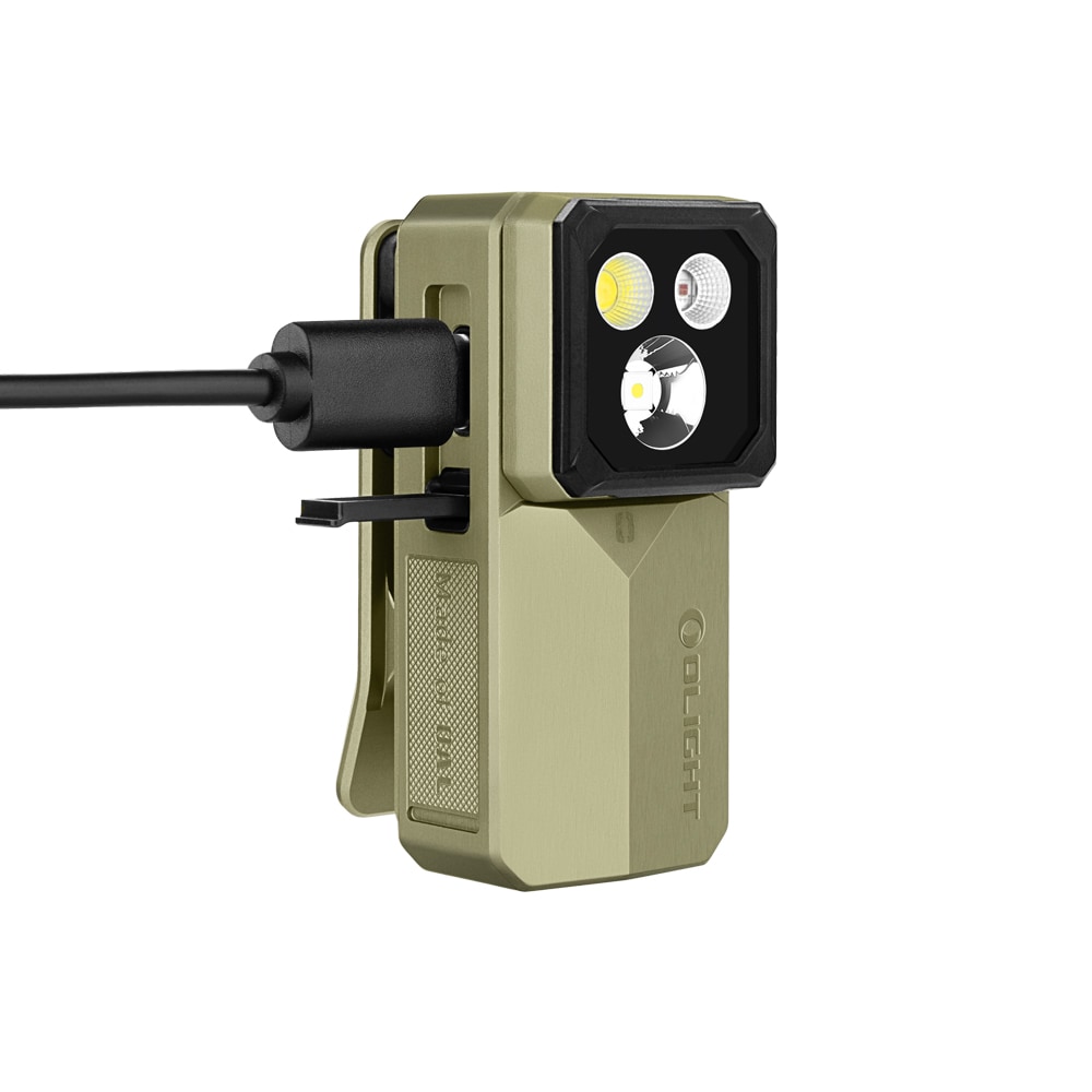Latarka akumulatorowa Olight Oclip 2 Ultra Olive Green - 580 lumenów