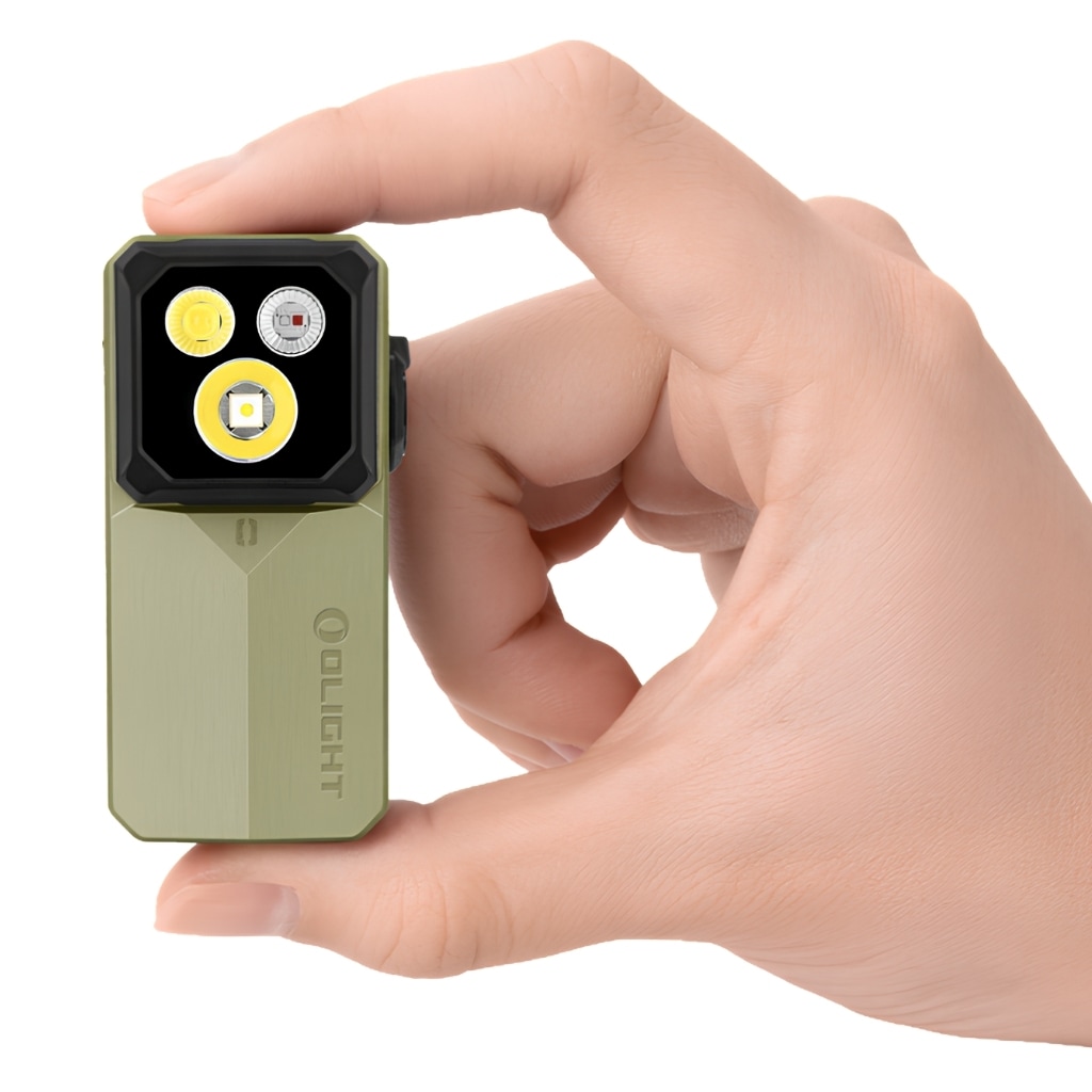 Latarka akumulatorowa Olight Oclip 2 Ultra Olive Green - 580 lumenów