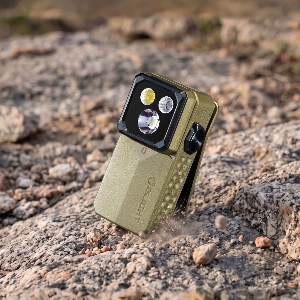 Latarka akumulatorowa Olight Oclip 2 Ultra Olive Green - 580 lumenów
