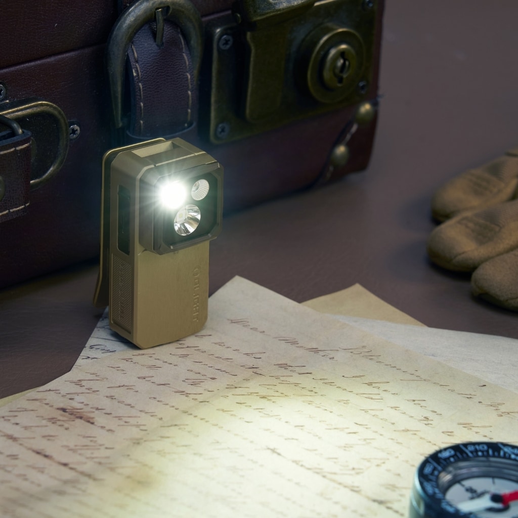 Latarka akumulatorowa Olight Oclip 2 Ultra Olive Green - 580 lumenów