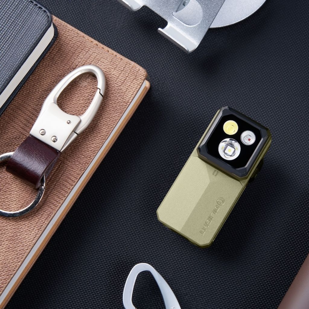 Latarka akumulatorowa Olight Oclip 2 Ultra Olive Green - 580 lumenów