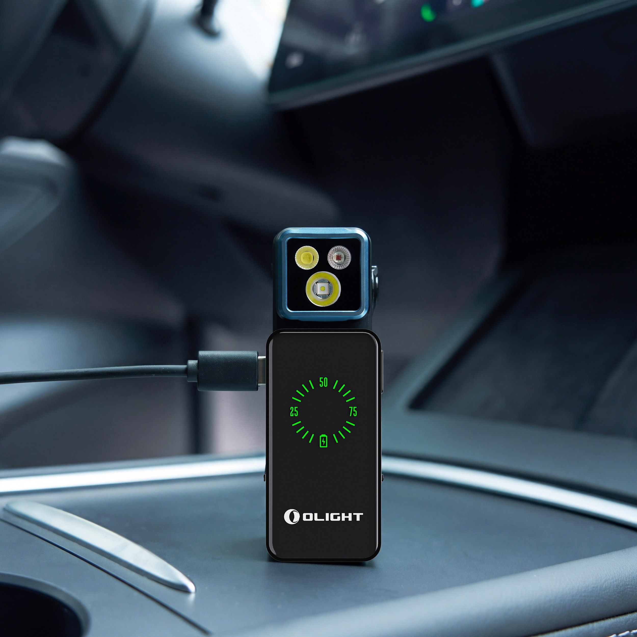 Акумуляторний ліхтар Olight Oclip 2 Pro 530 люменів - Premium Black