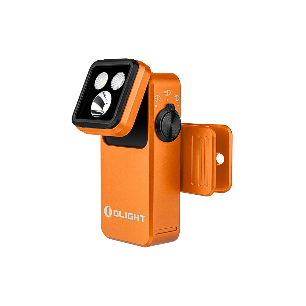 Latarka akumulatorowa Olight Oclip 2 Pro Orange - 530 lumenów