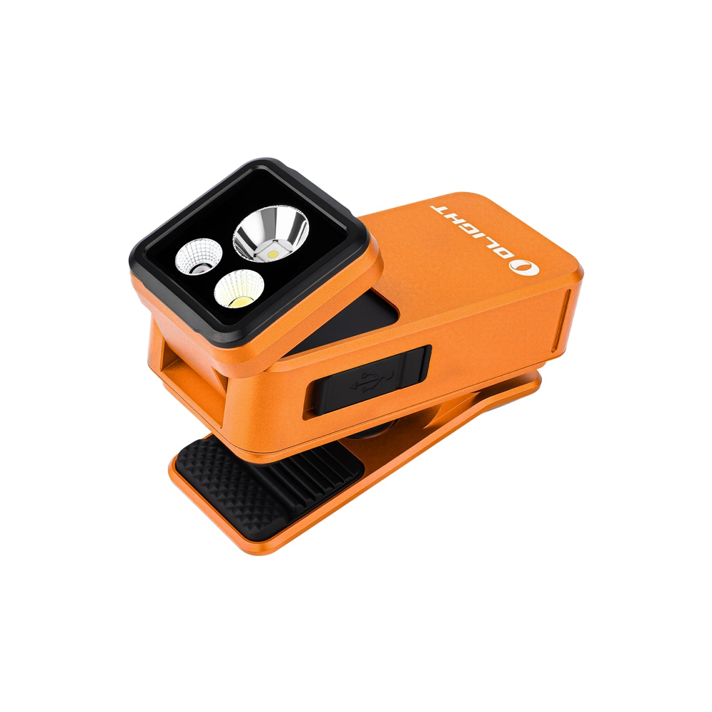 Latarka akumulatorowa Olight Oclip 2 Pro Orange - 530 lumenów