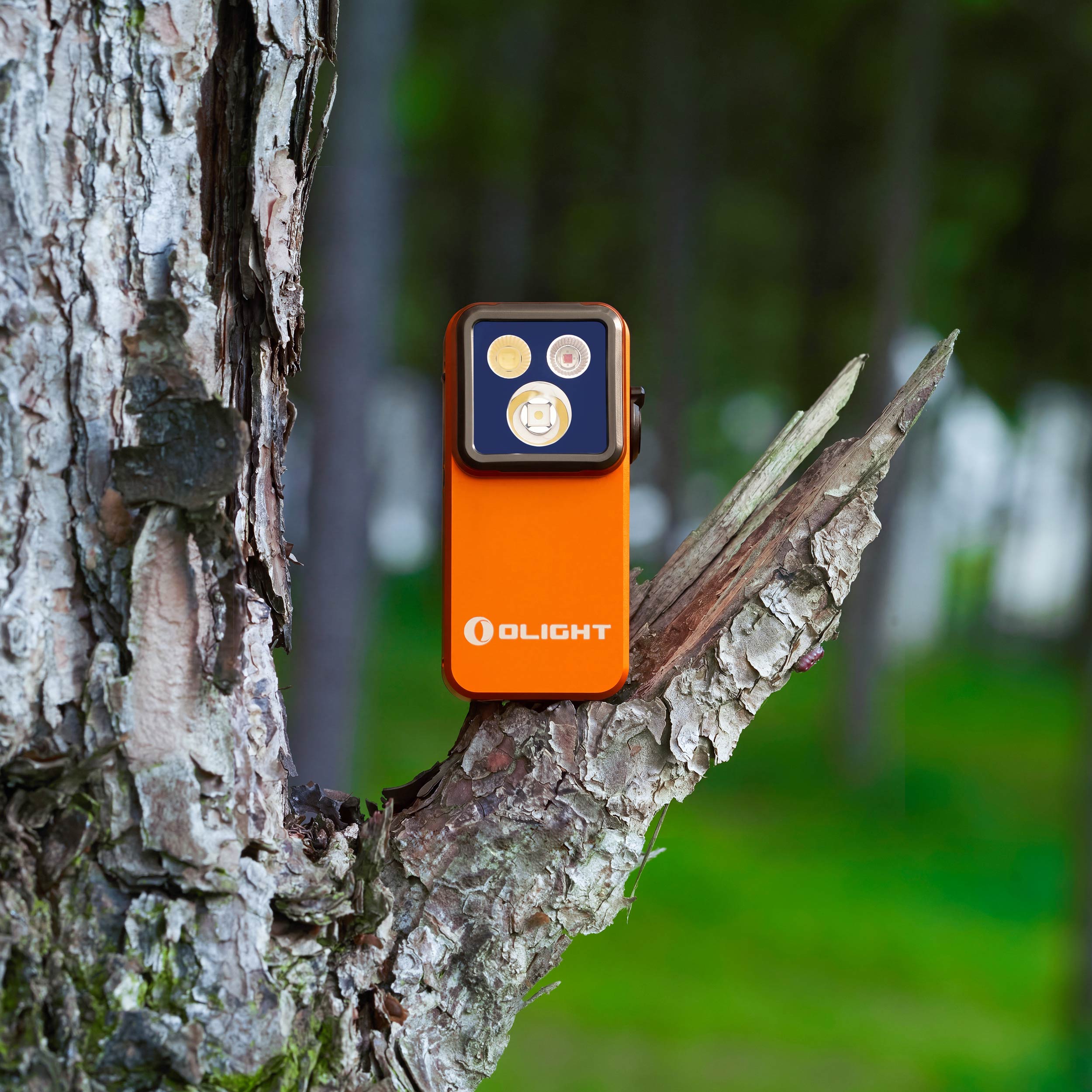 Latarka akumulatorowa Olight Oclip 2 Pro Orange - 530 lumenów
